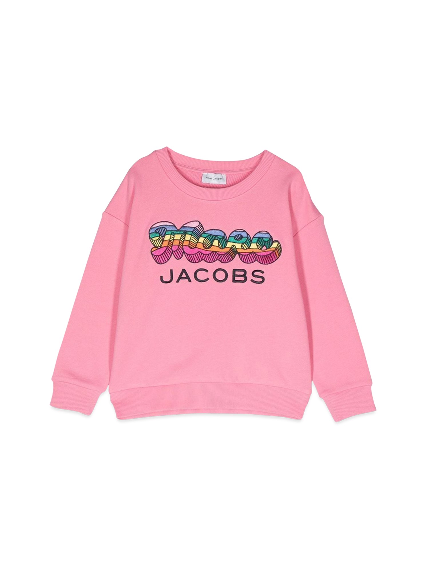 marc jacobs multicolor logo crewneck sweatshirt