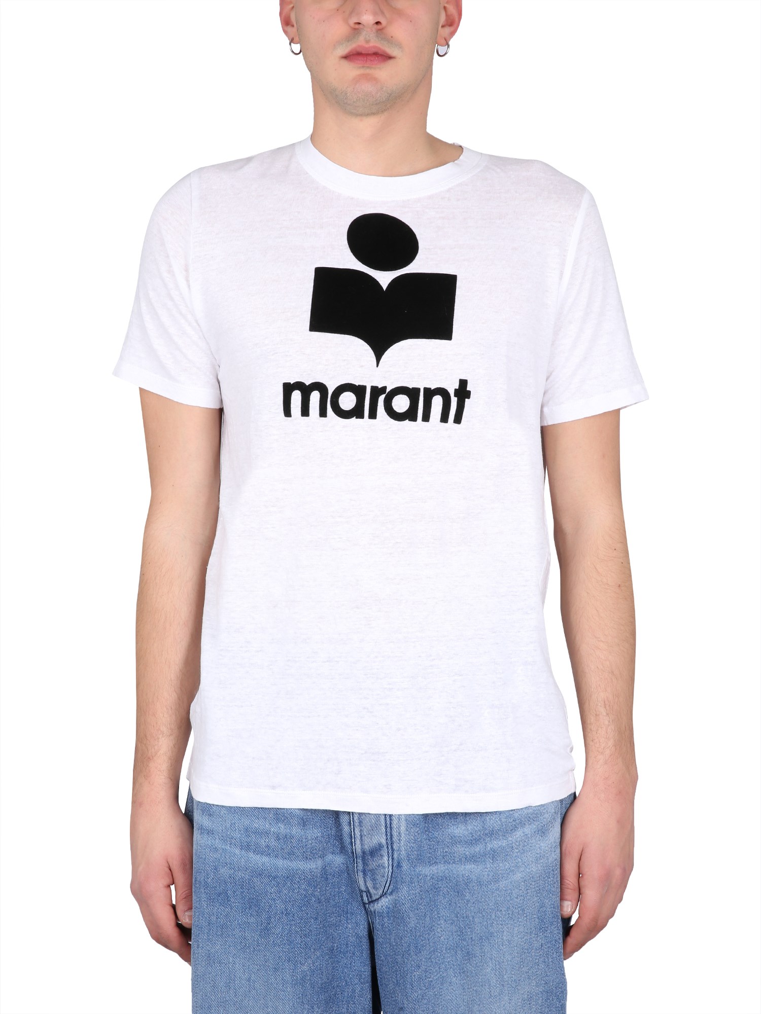 Shop Marant Karman T-shirt In White