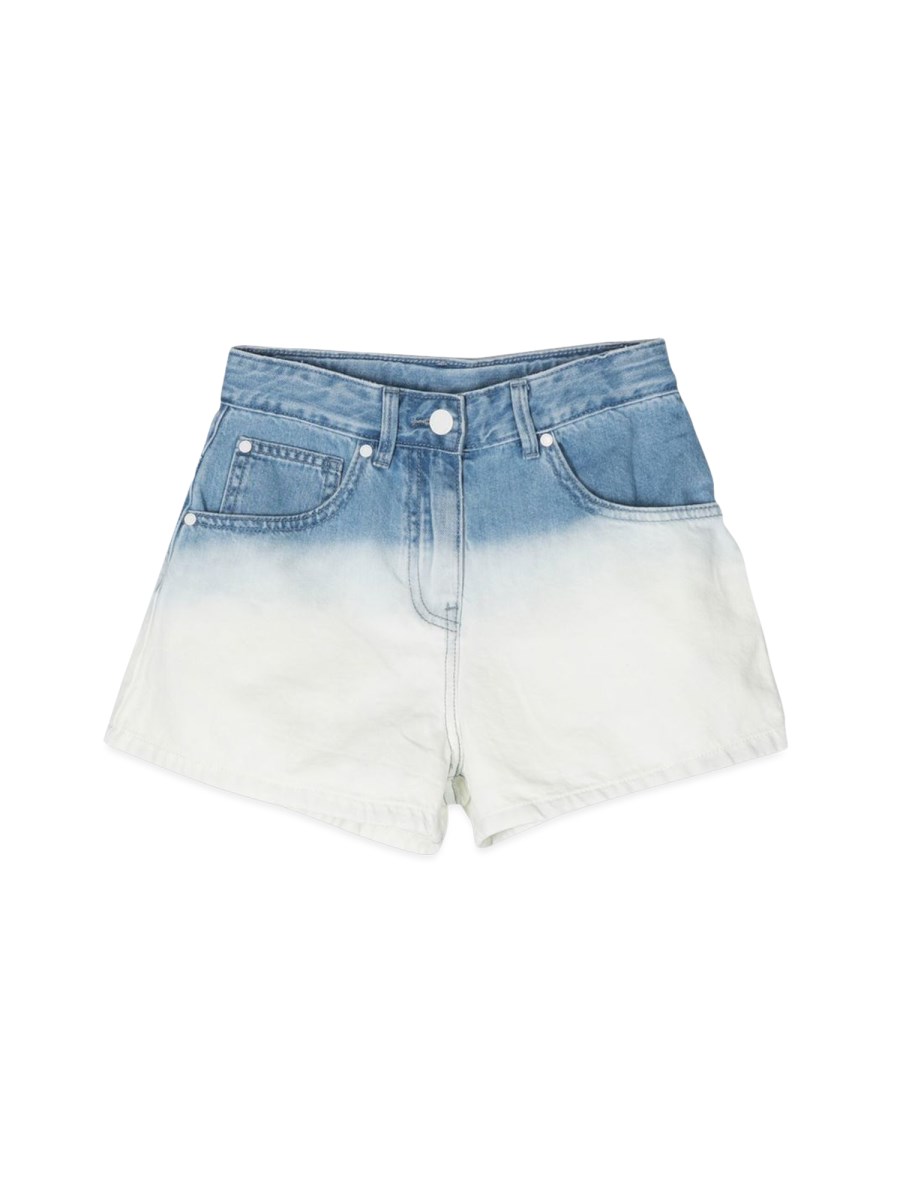 STELLA McCARTNEY SHORTS DENIM SFUMATO