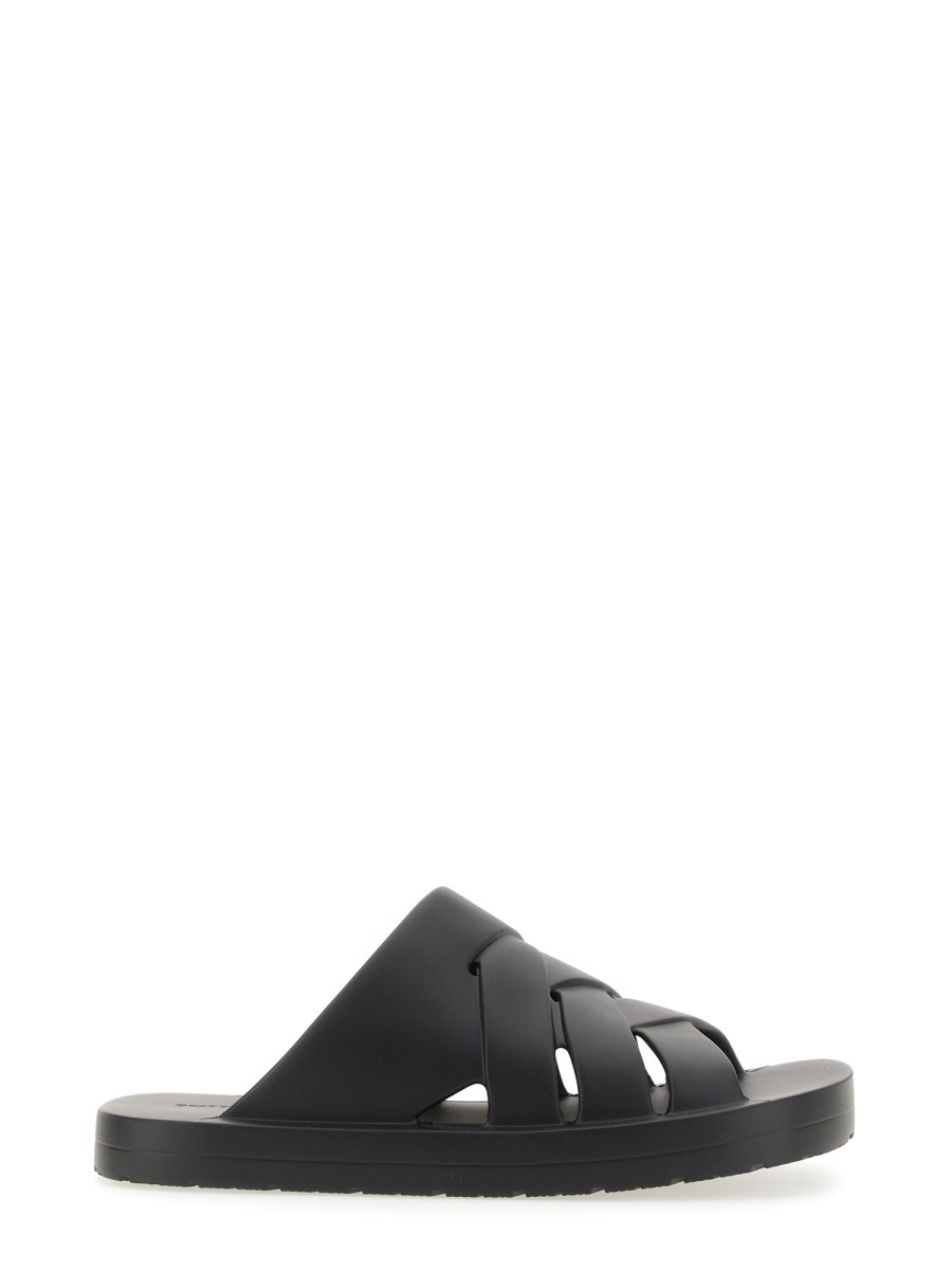 【Bottega Veneta】 Flintston Mule Black Bottega Veneta black mules – Raks Thrift Avenue