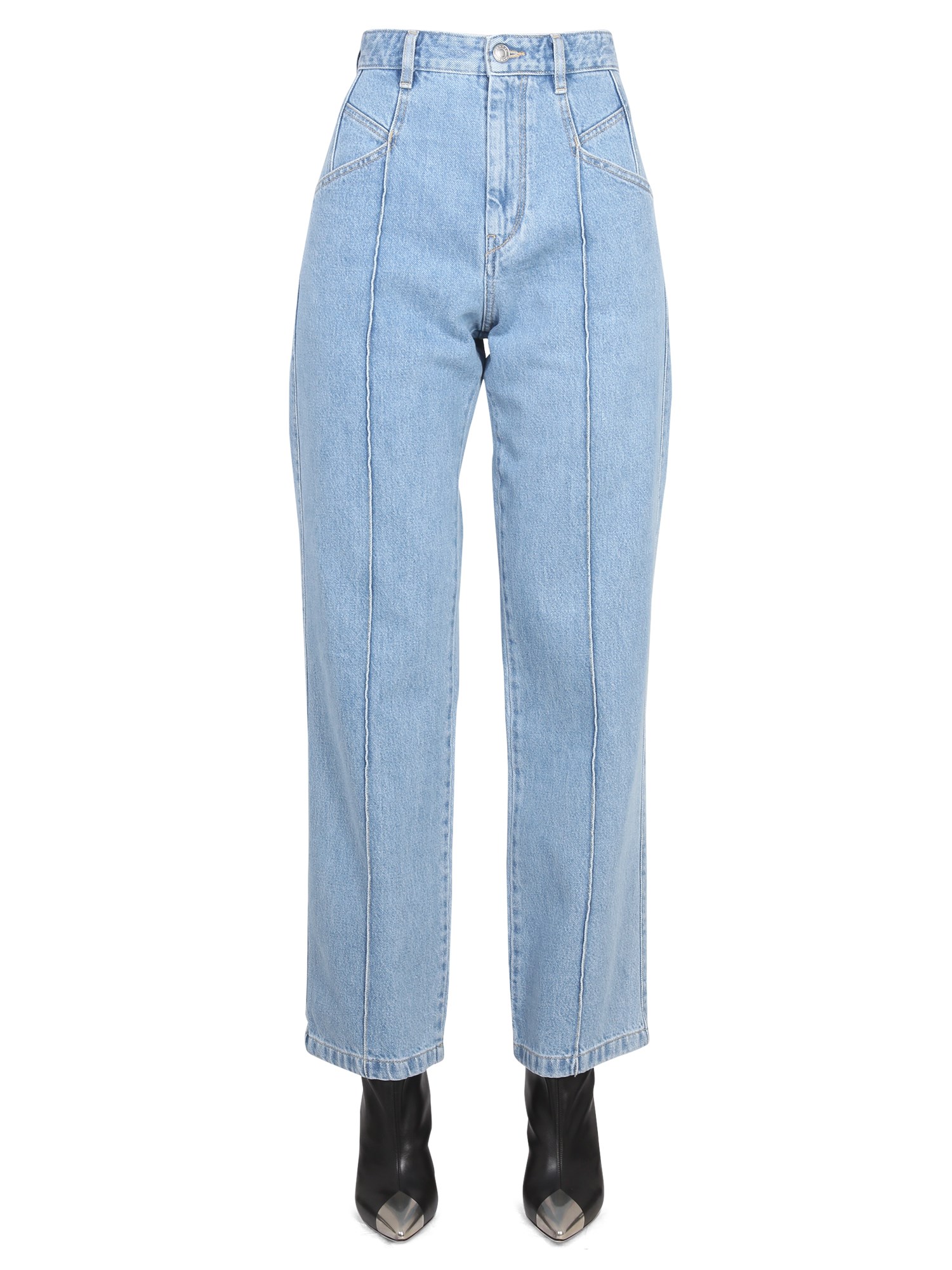 Shop Isabel Marant Jeans "nadege" In Azure