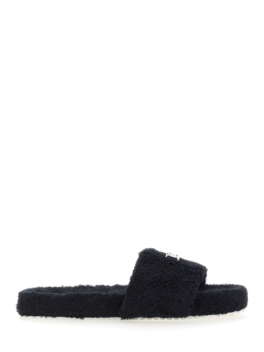 Dolce and gabbana fur slides best sale