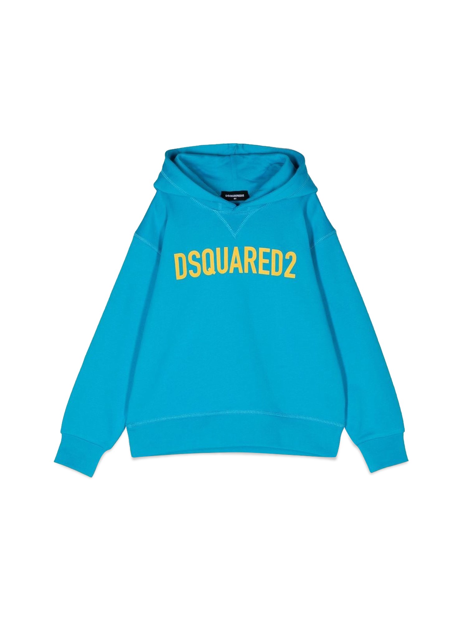Dsquared2 Logo-printed Hoodie In Azure