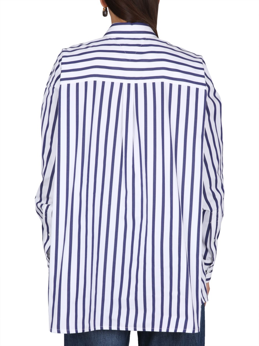 BOTTEGA VENETA - STRIPED COTTON SHIRT - Eleonora Bonucci