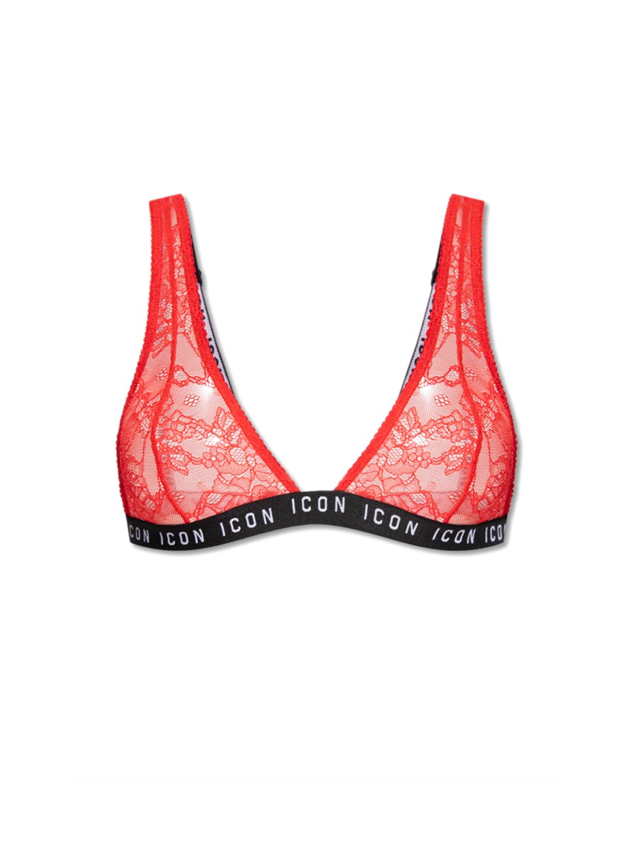 Off White Red Women Bra Calvin Klein - Buy Off White Red Women Bra