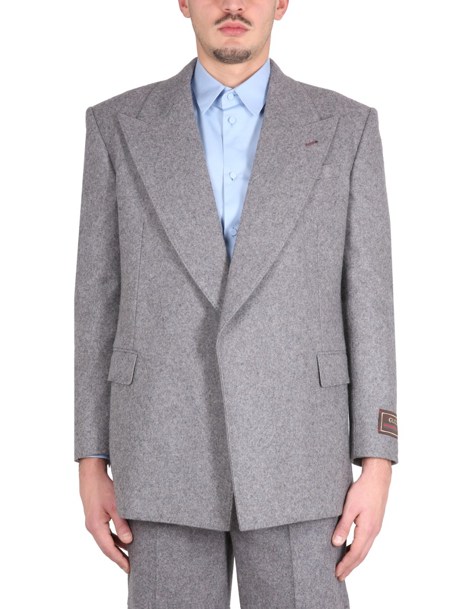 Gucci hot sale grey coat