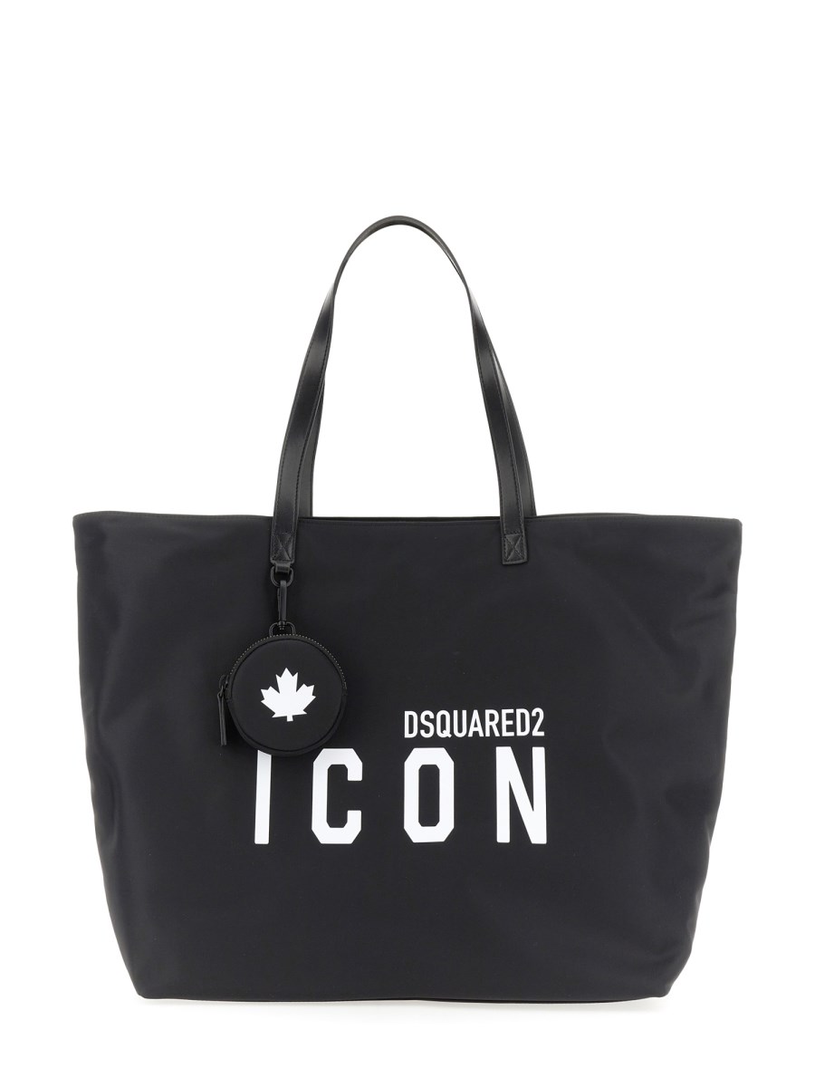 DSQUARED BORSA SHOPPER BE ICON IN NYLON