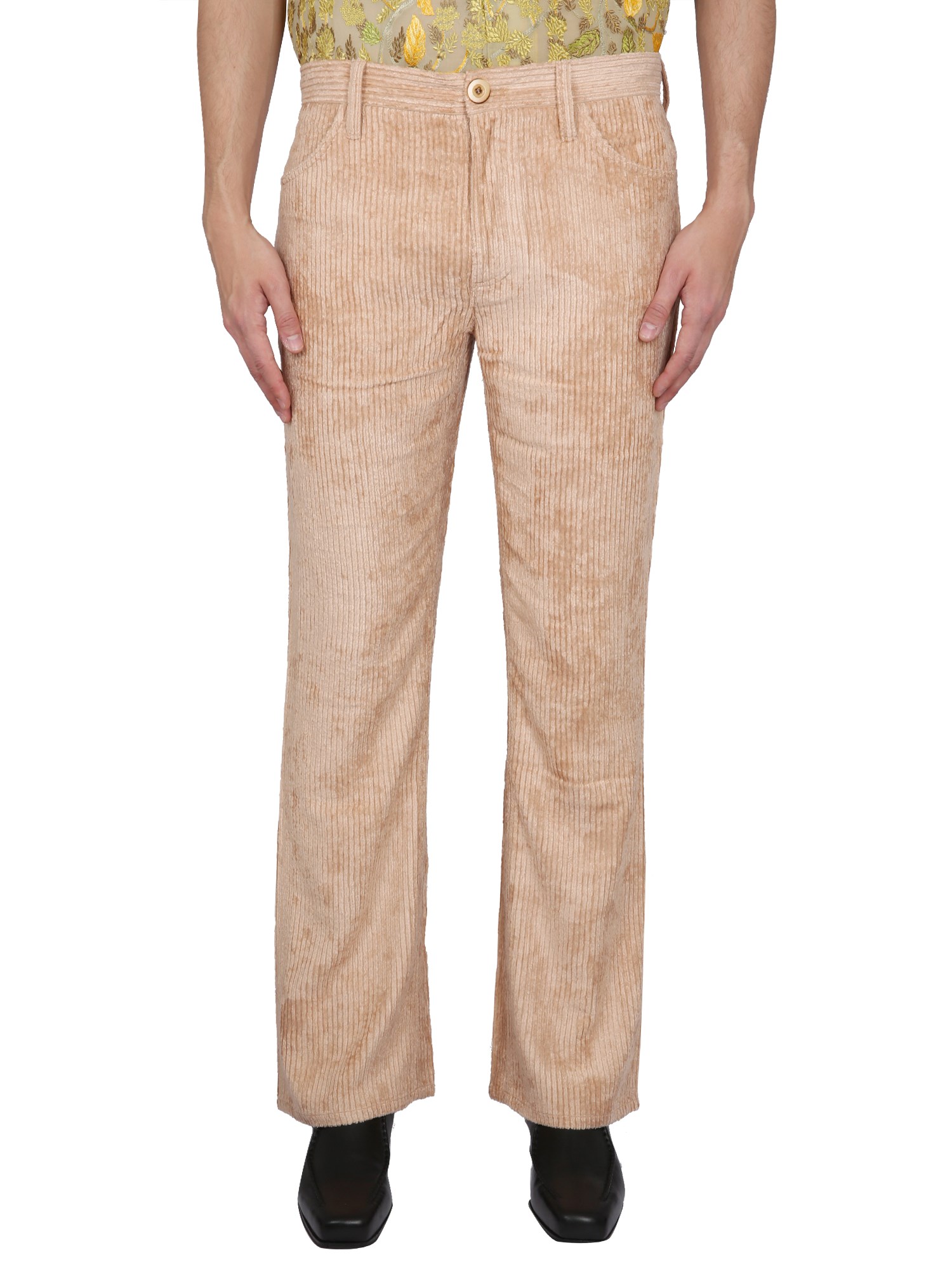 Séfr Maceo Corduroy Trousers In Neutral
