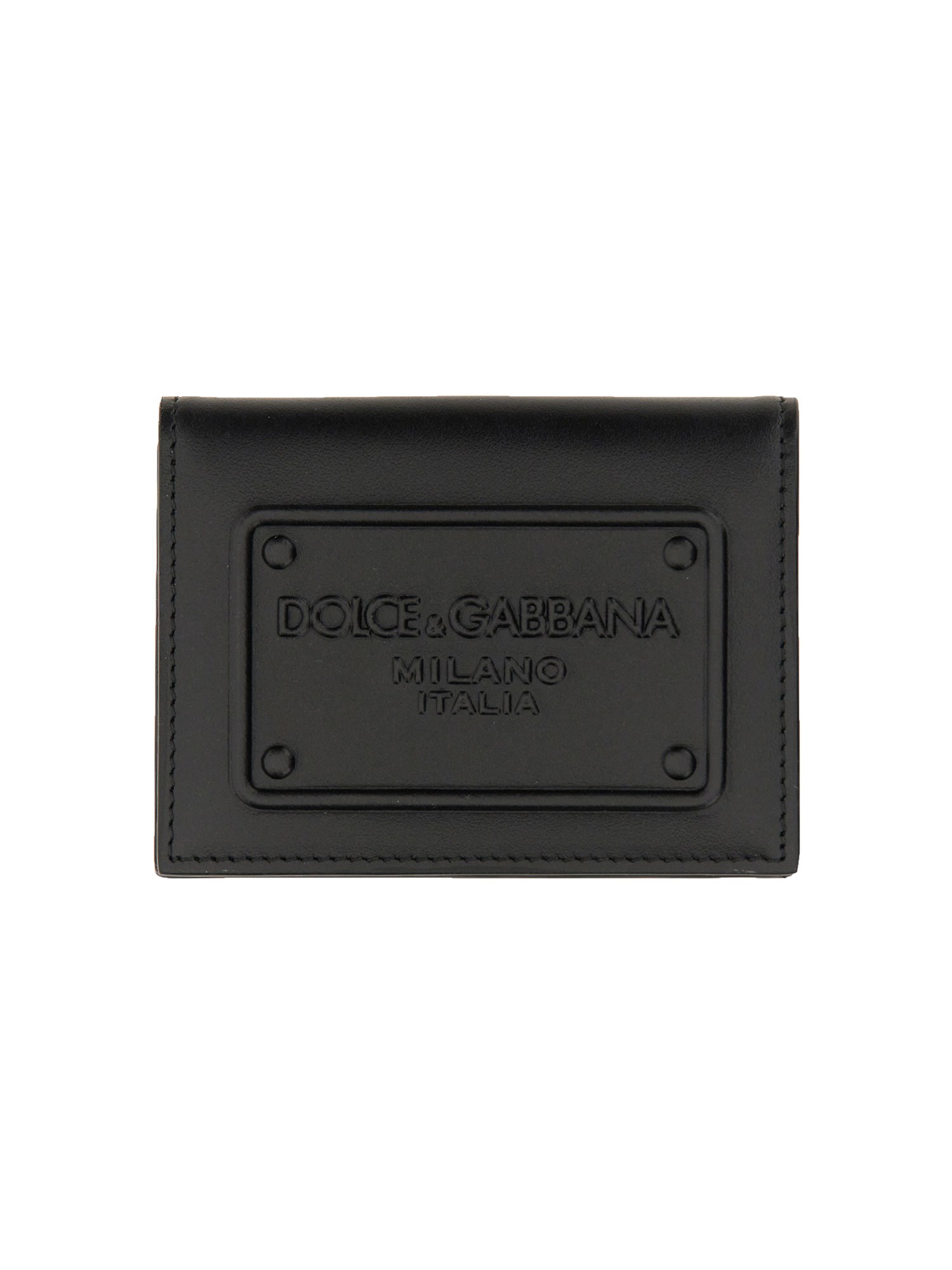 Dolce & Gabbana Wallet With Logo In Black