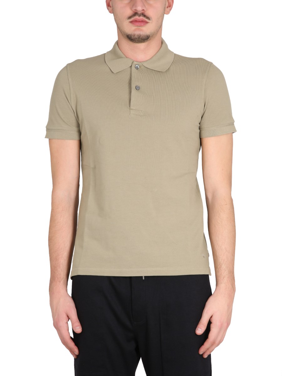 TOM FORD - COTTON PIQUE TENNIS POLO SHIRT - Eleonora Bonucci