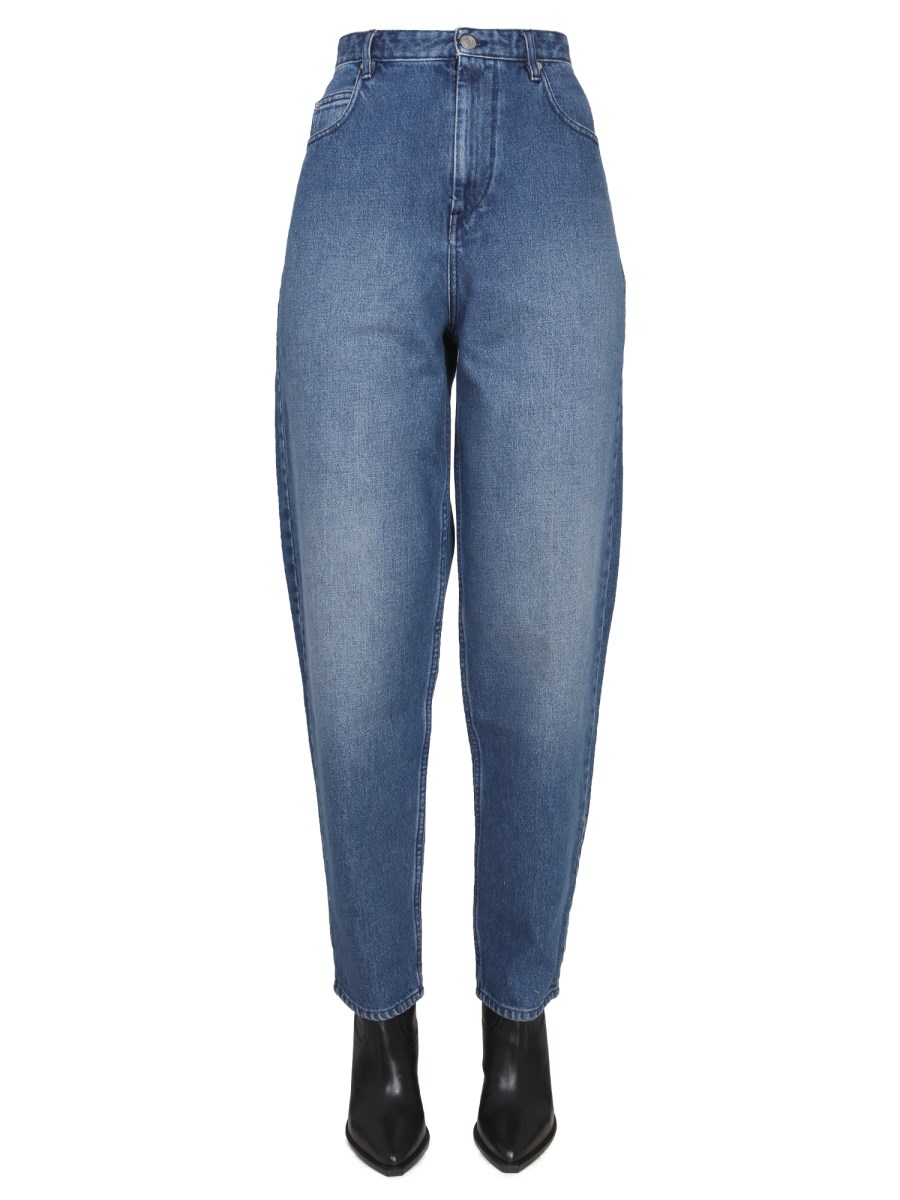 MARANT ÉTOILE JEANS CORSY IN DENIM DI COTONE