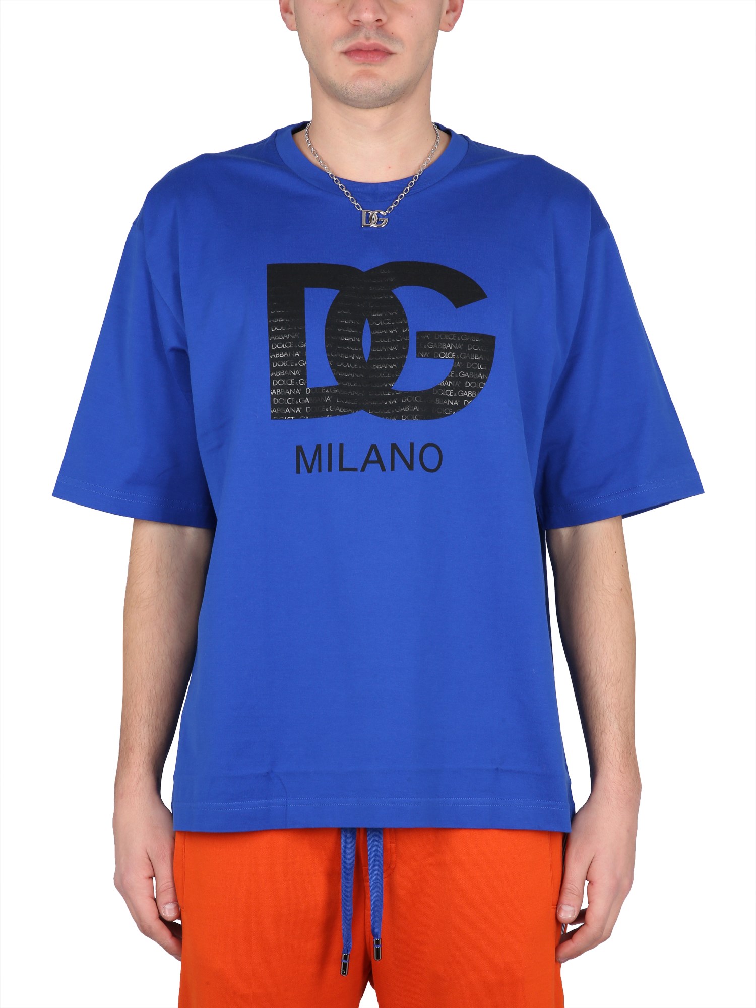 Blue dolce and gabbana best sale t shirt