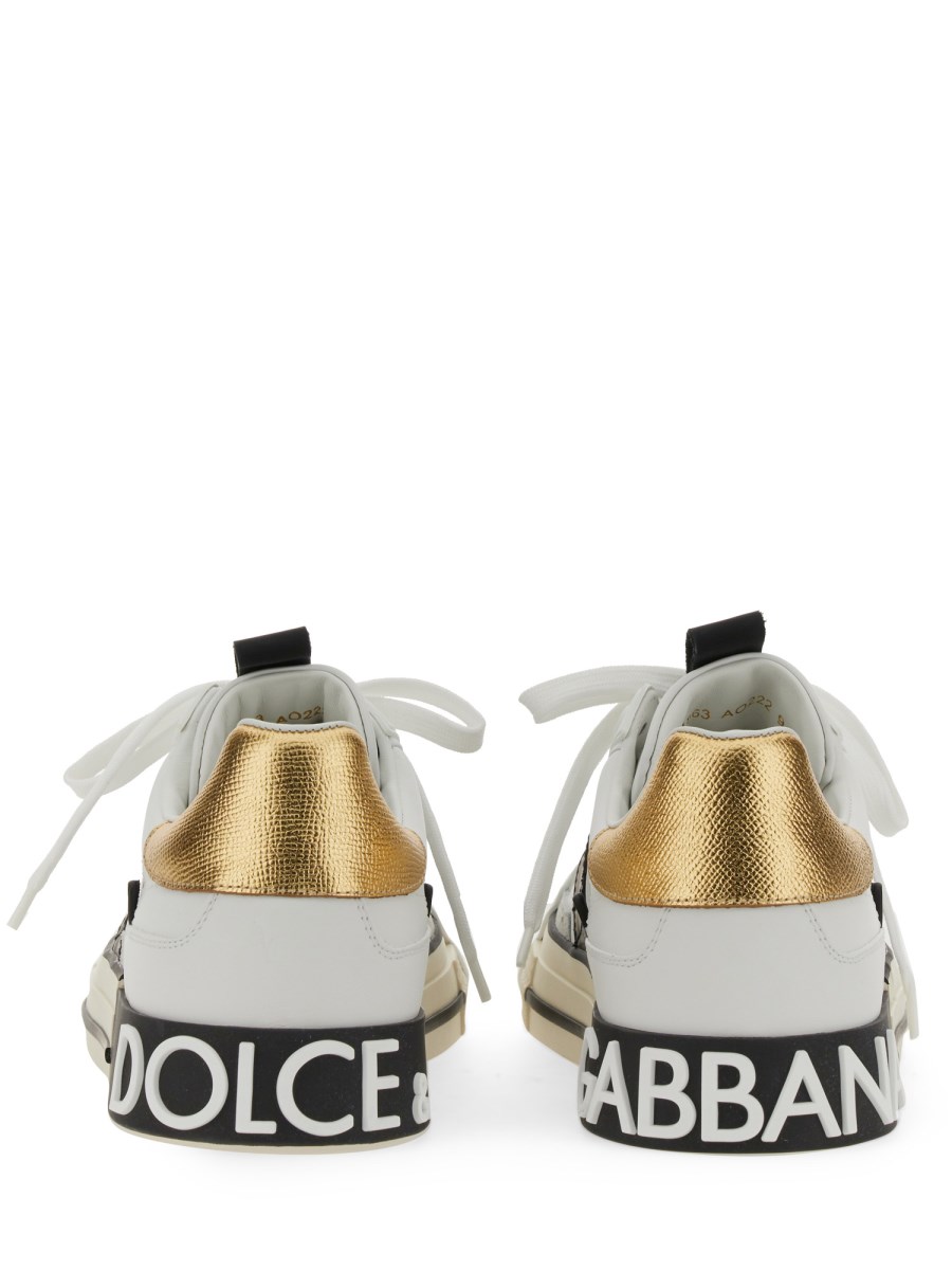 DOLCE & GABBANA - CUSTOM 2.ZERO LEATHER SNEAKER - Eleonora Bonucci