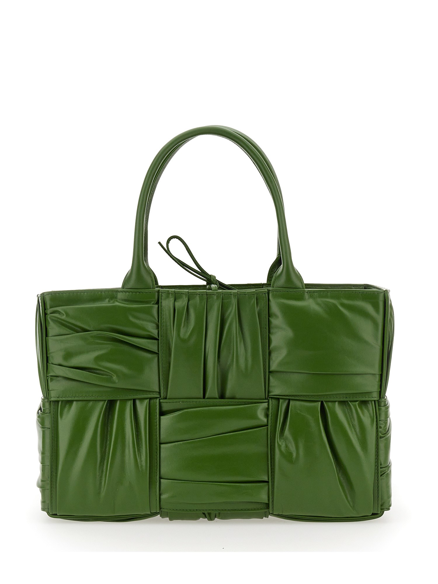 Bottega Veneta Small Bow Tote Bag In Green