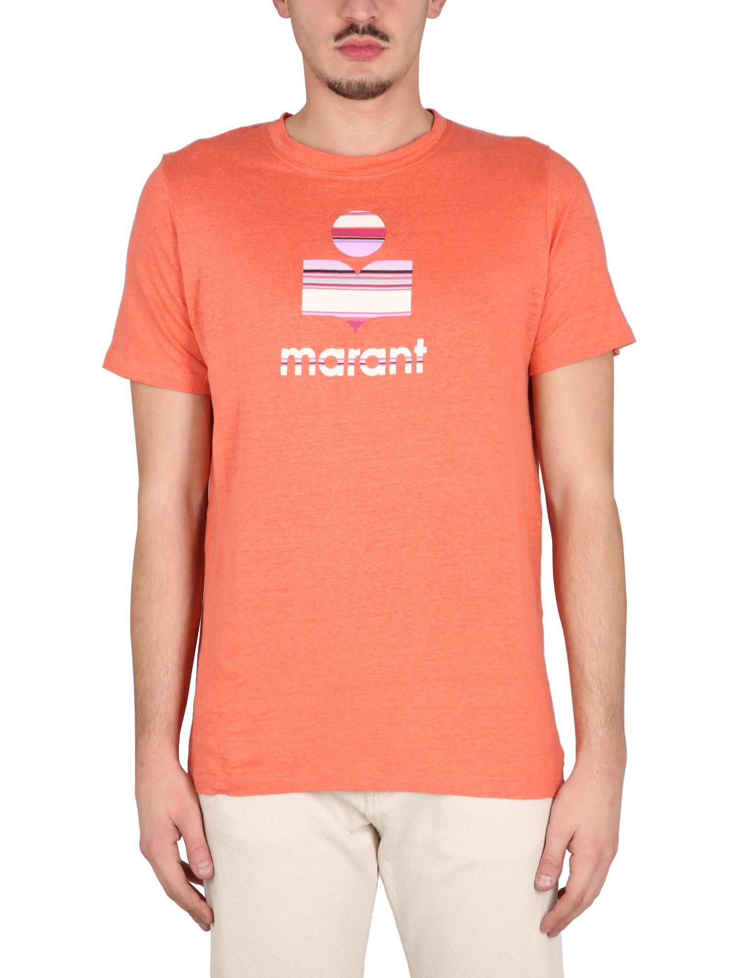 Shop Isabel Marant Karman T-shirt In Orange