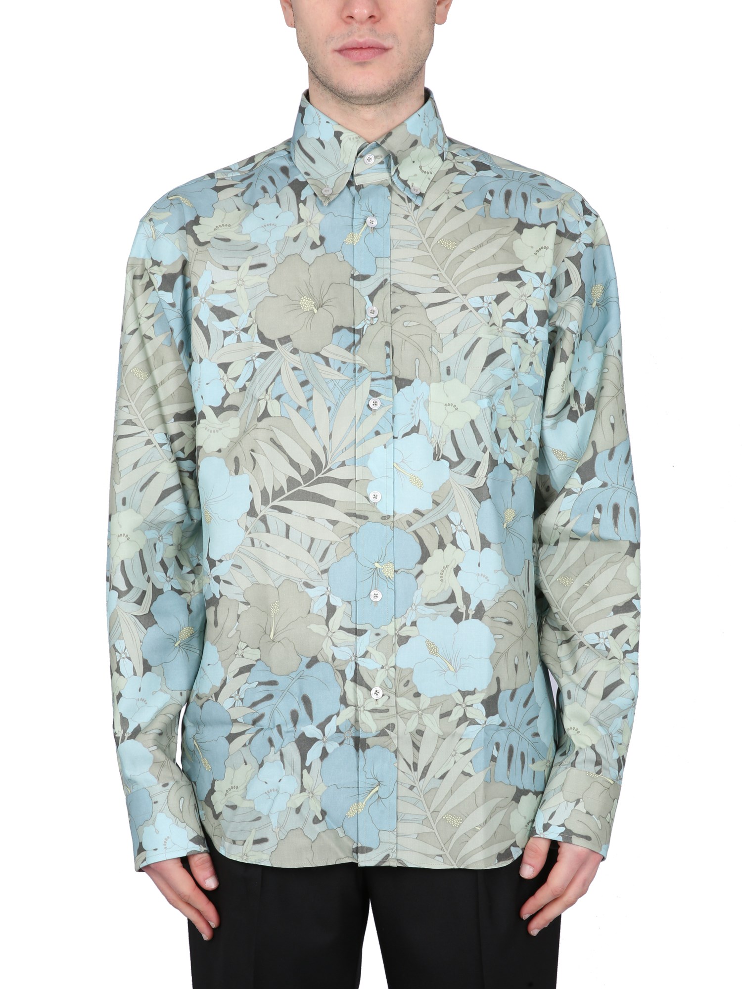 TOM FORD DUSTY HIBISCUS SHIRT