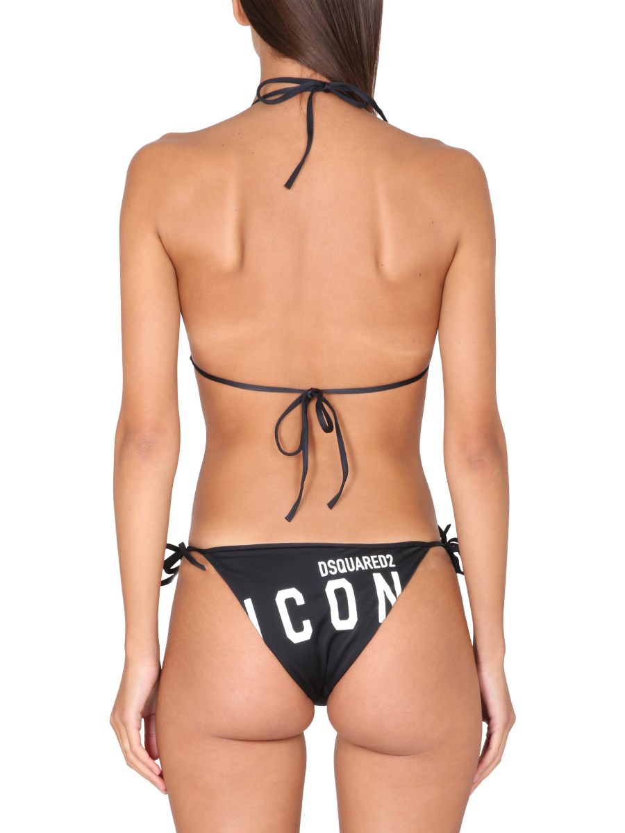 DSQUARED BIKINI BRIEFS WITH LOGO Eleonora Bonucci