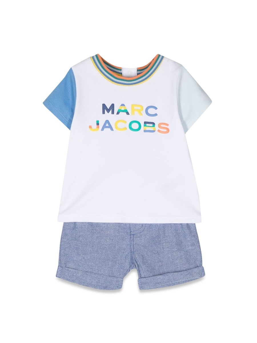 SET T-SHIRT LOGO E BERMUDA