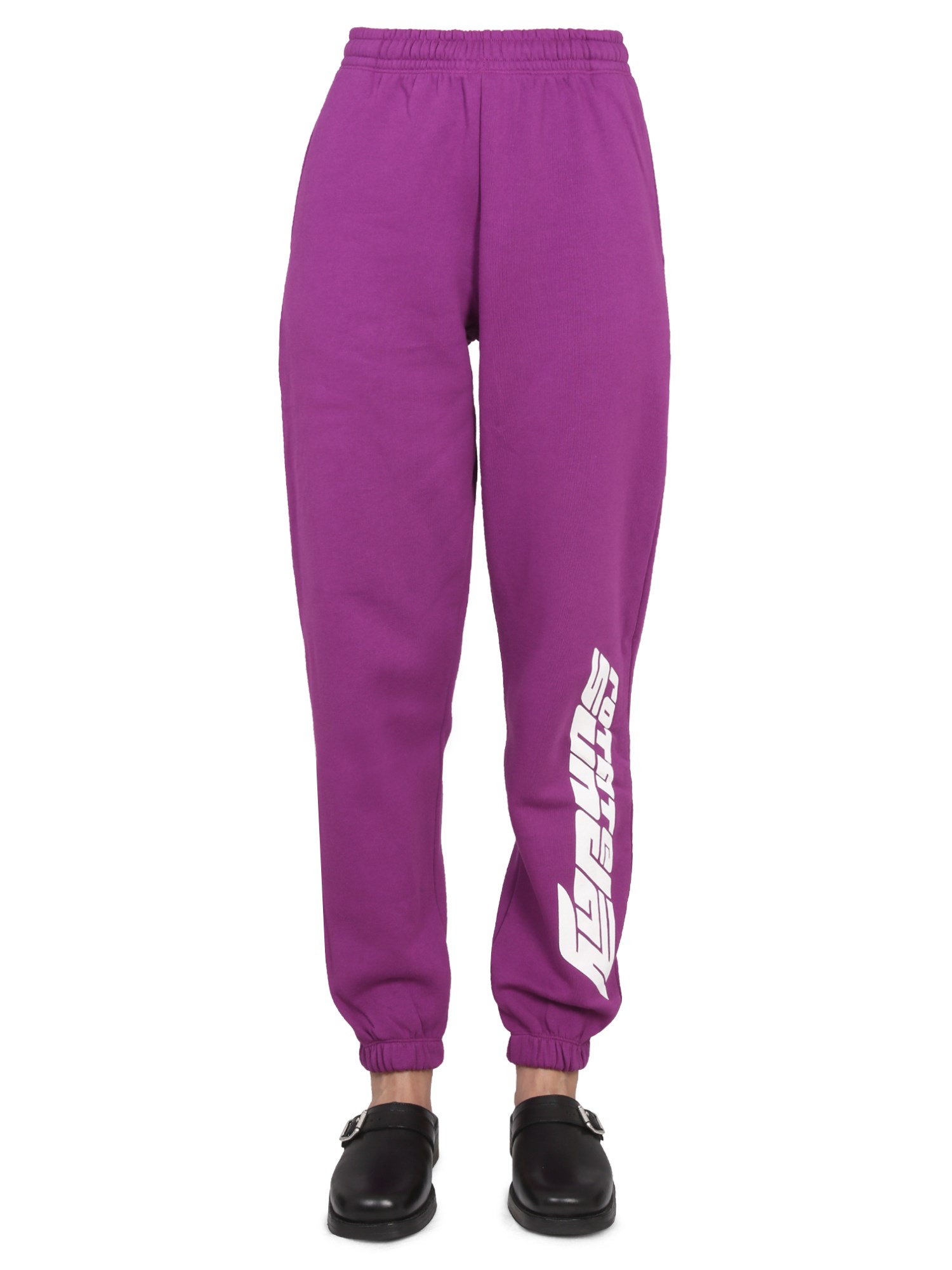 Rotate Birger Christensen Graphic-print Track Pants In Violet