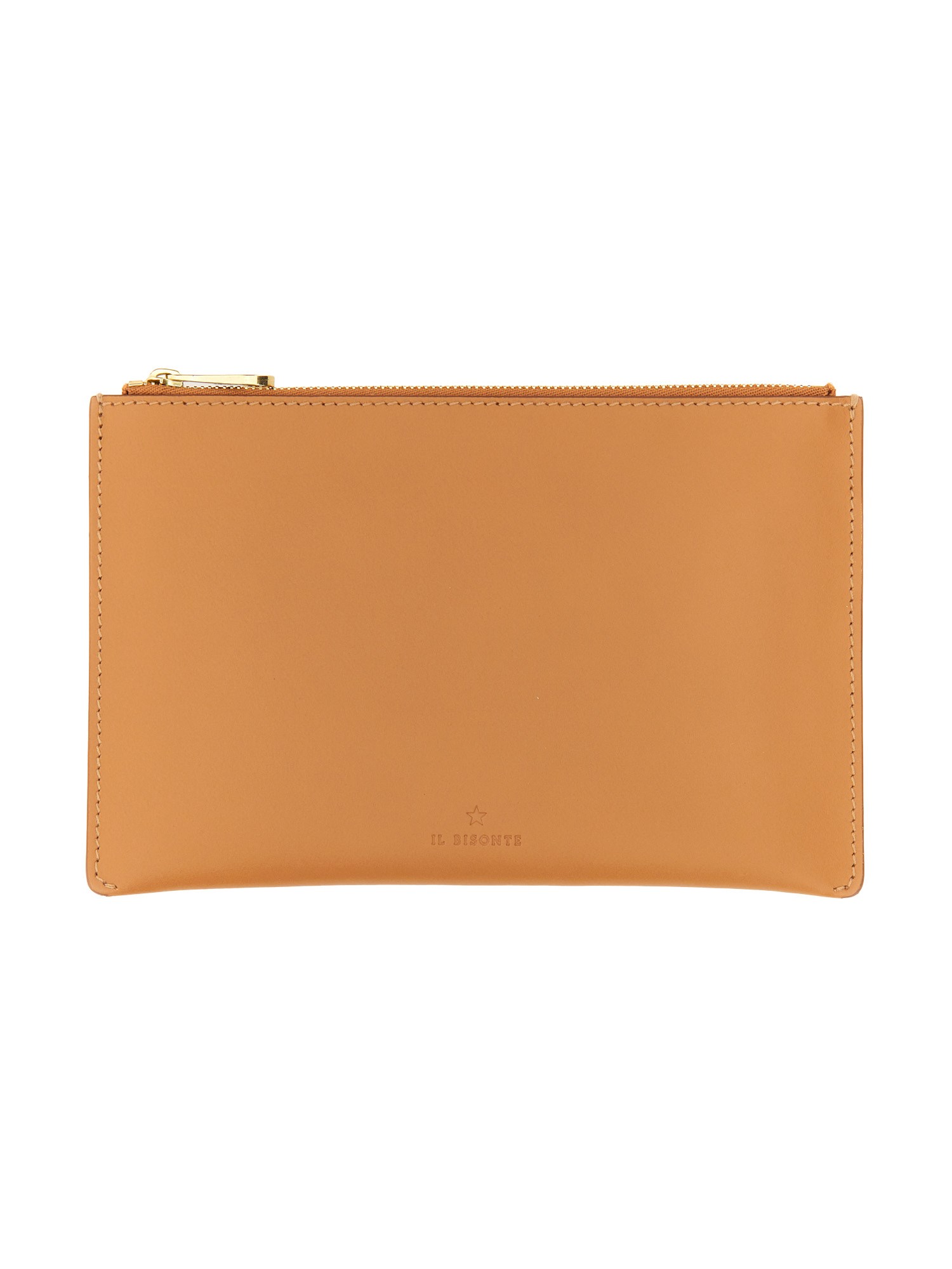 Il Bisonte Leather Case In Light Brown