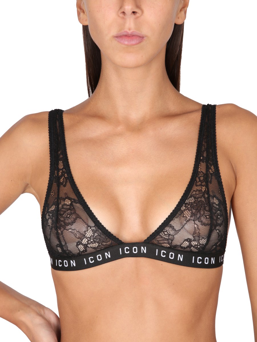 DSQUARED - LACE BRALETTE - Eleonora Bonucci