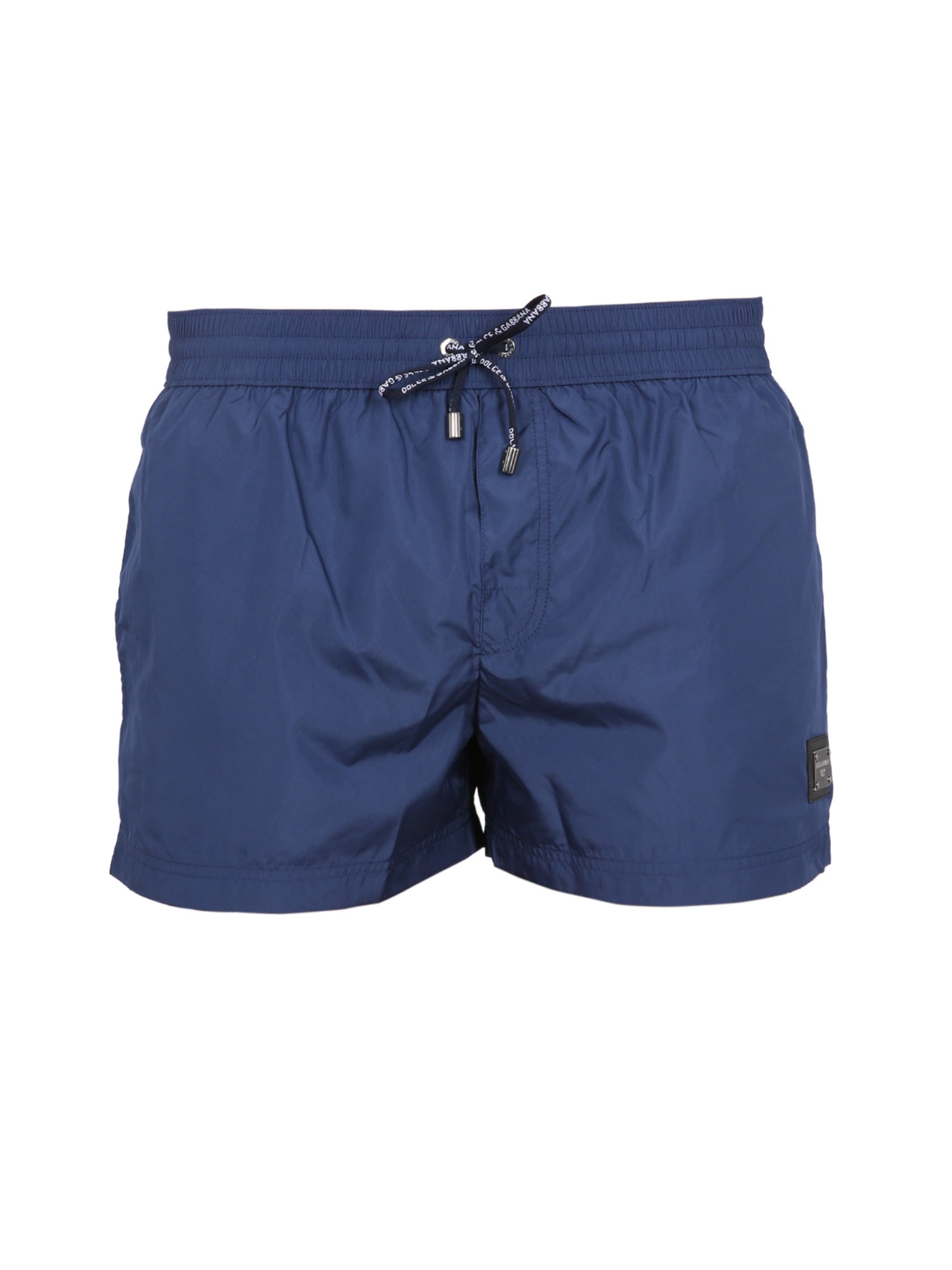 Dolce & Gabbana Blue Patterned Print Beachwear Shorts Swimwear