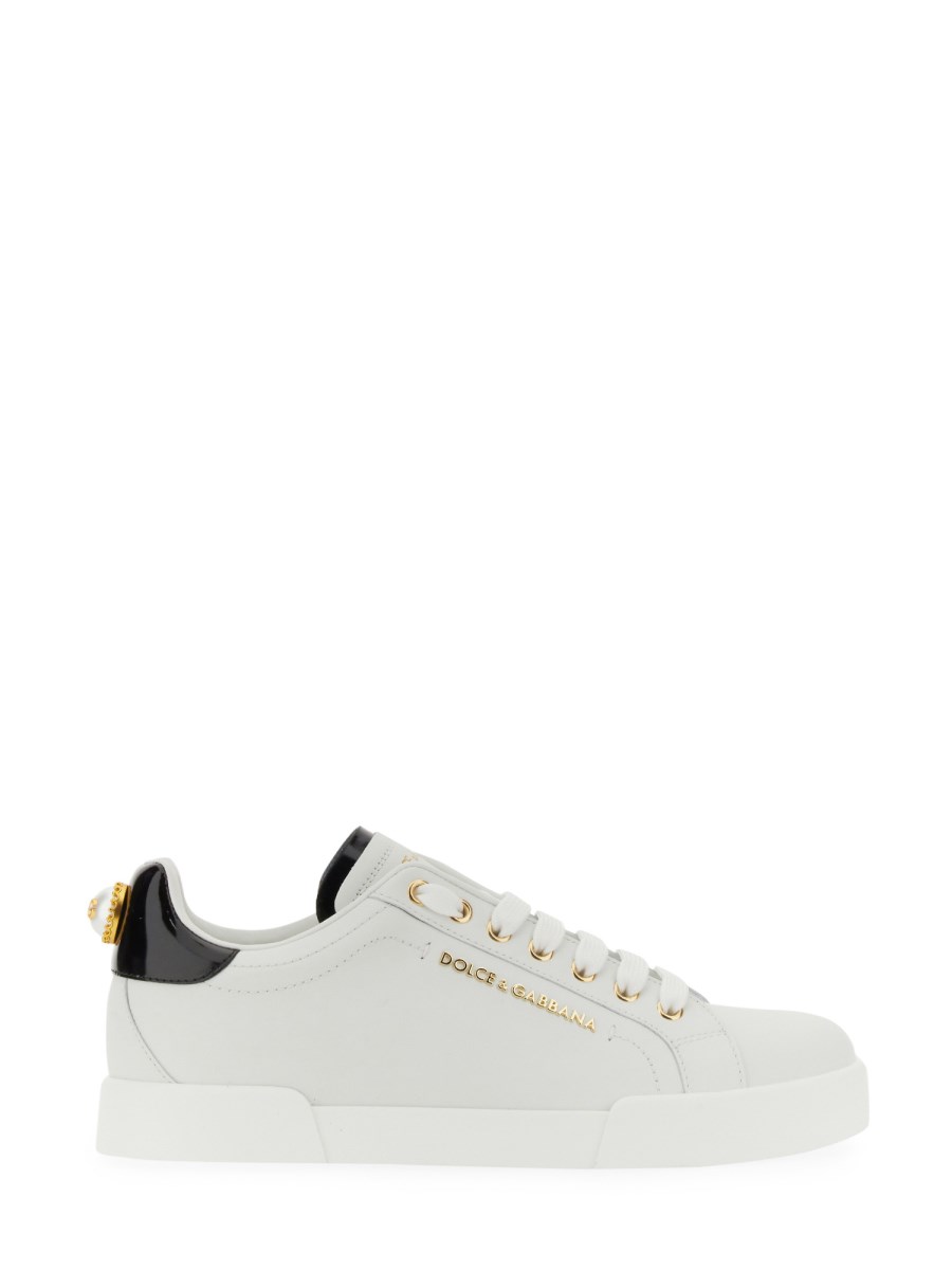 Dolce gabbana pearl on sale sneakers