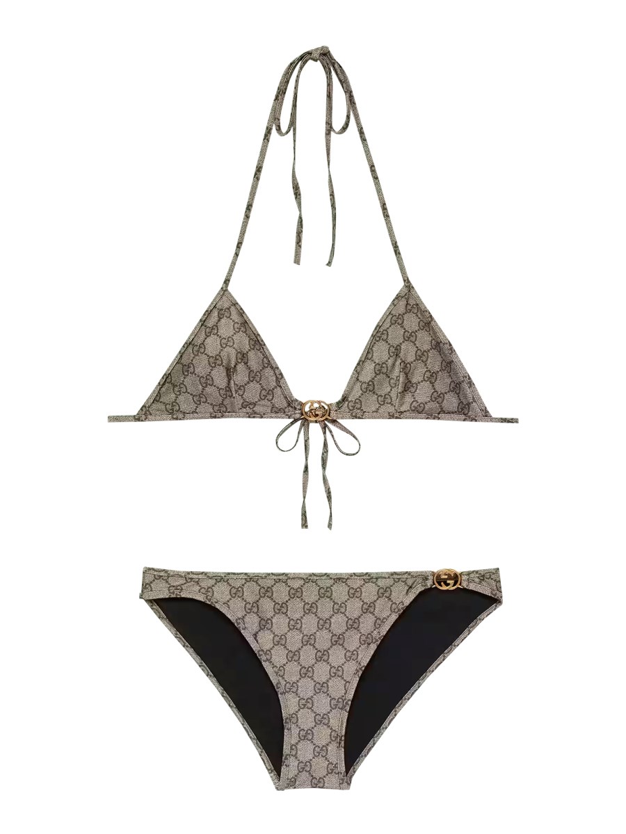 Gucci GG Monogram Lingerie Set in Black