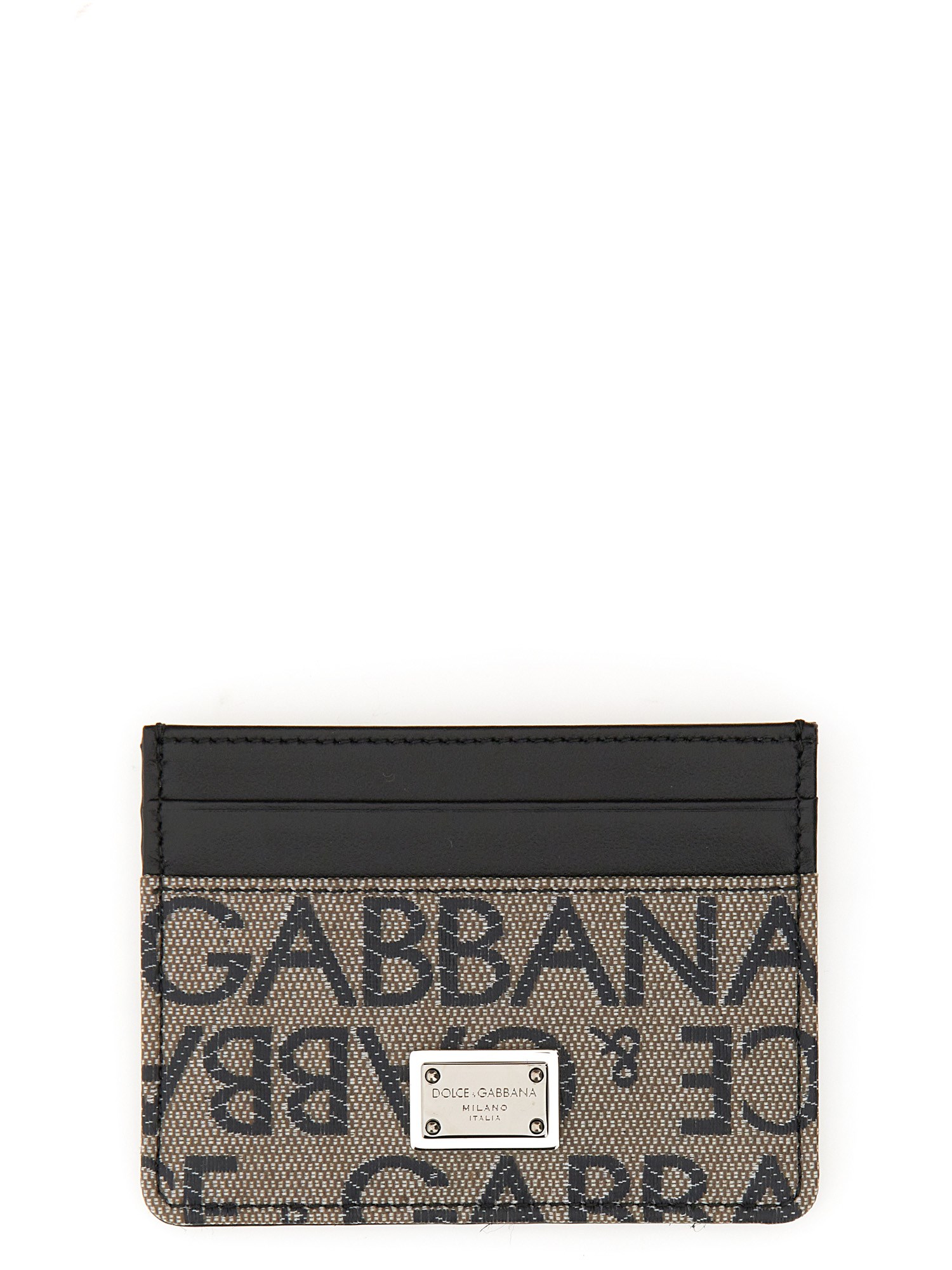 Dolce Gabbana Leather Card Holder In Multicolour |