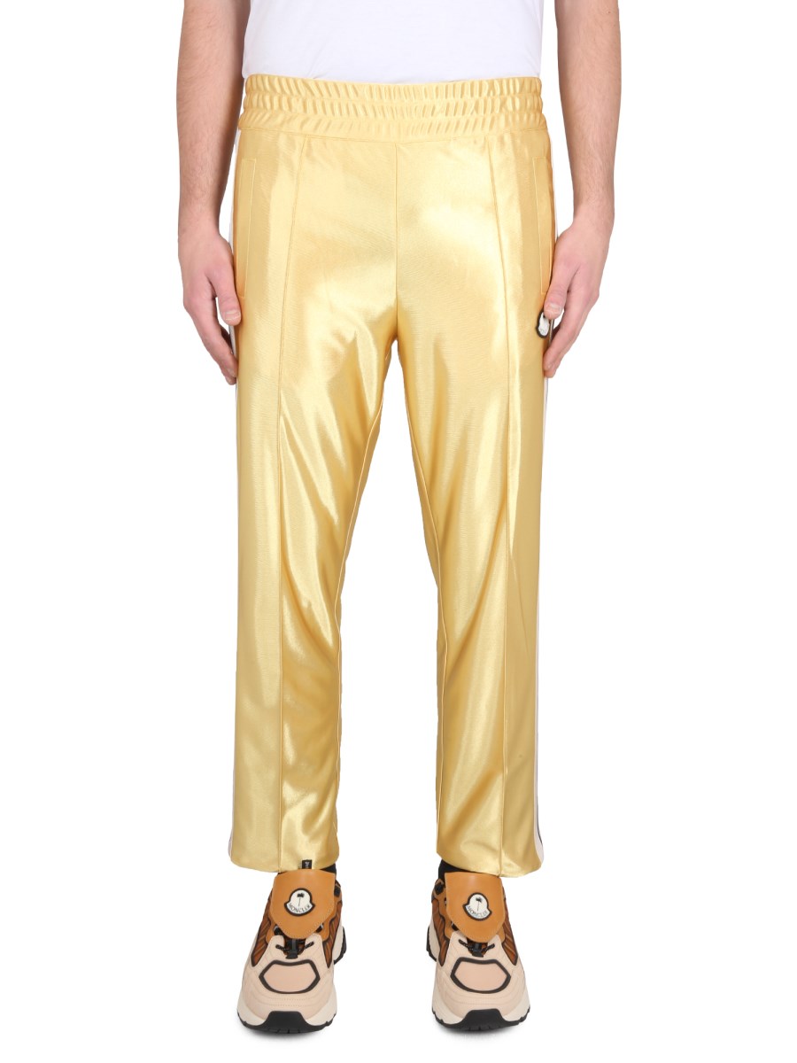 MONCLER GENIUS - SHINY SPORTS PANTS 8 MONCLER PALM ANGELS