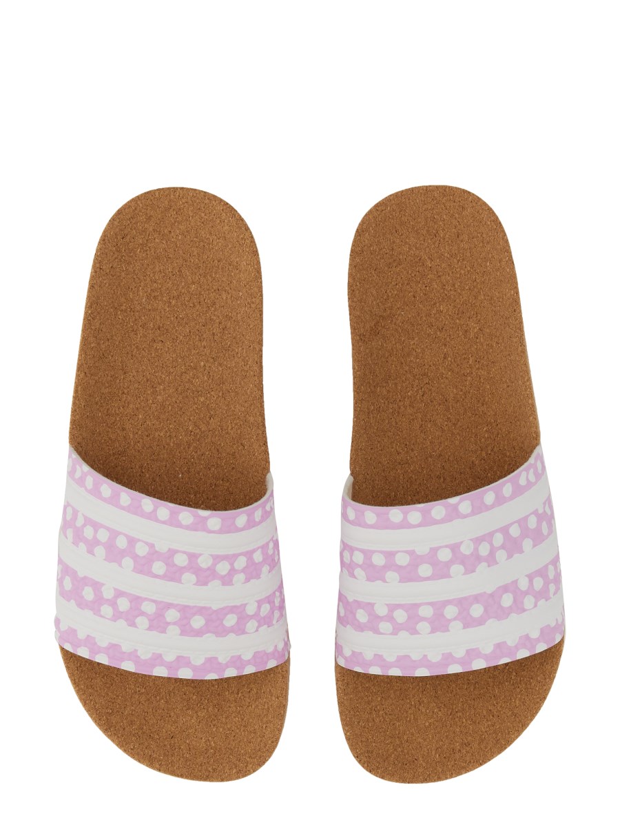 Adilette cork store slipper rosa