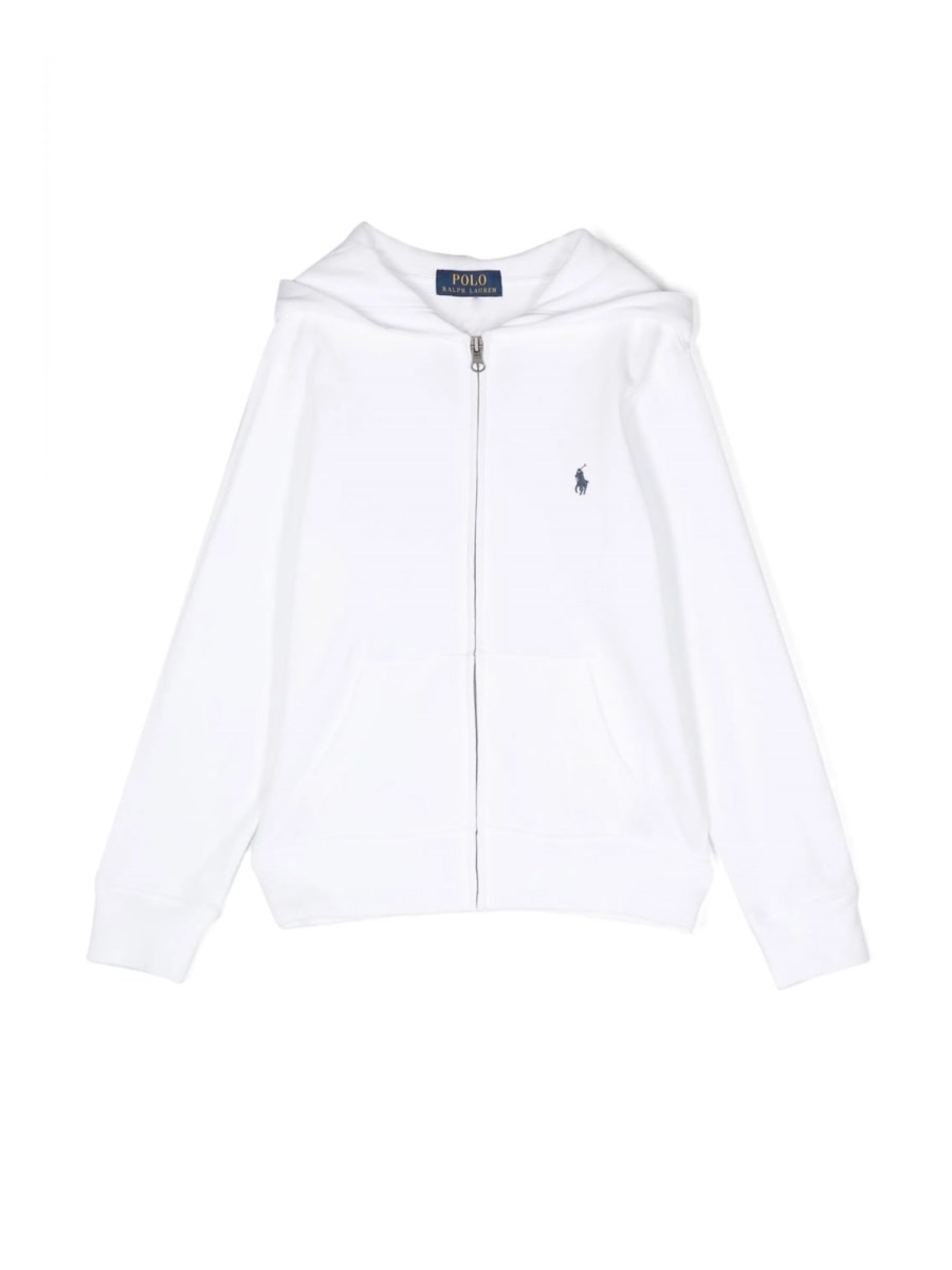 FELPA CON ZIP E CAPPUCCIO