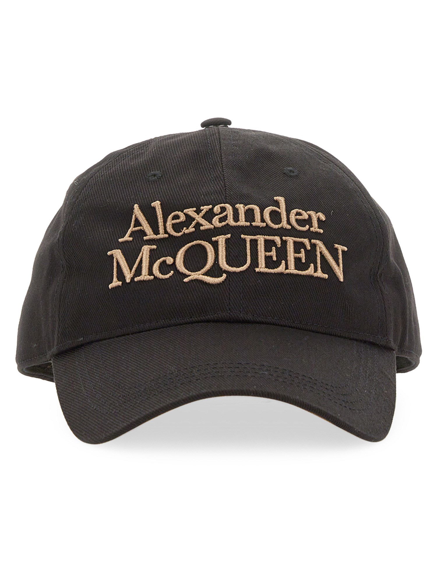 Alexander Mcqueen Baseball Cap In Black