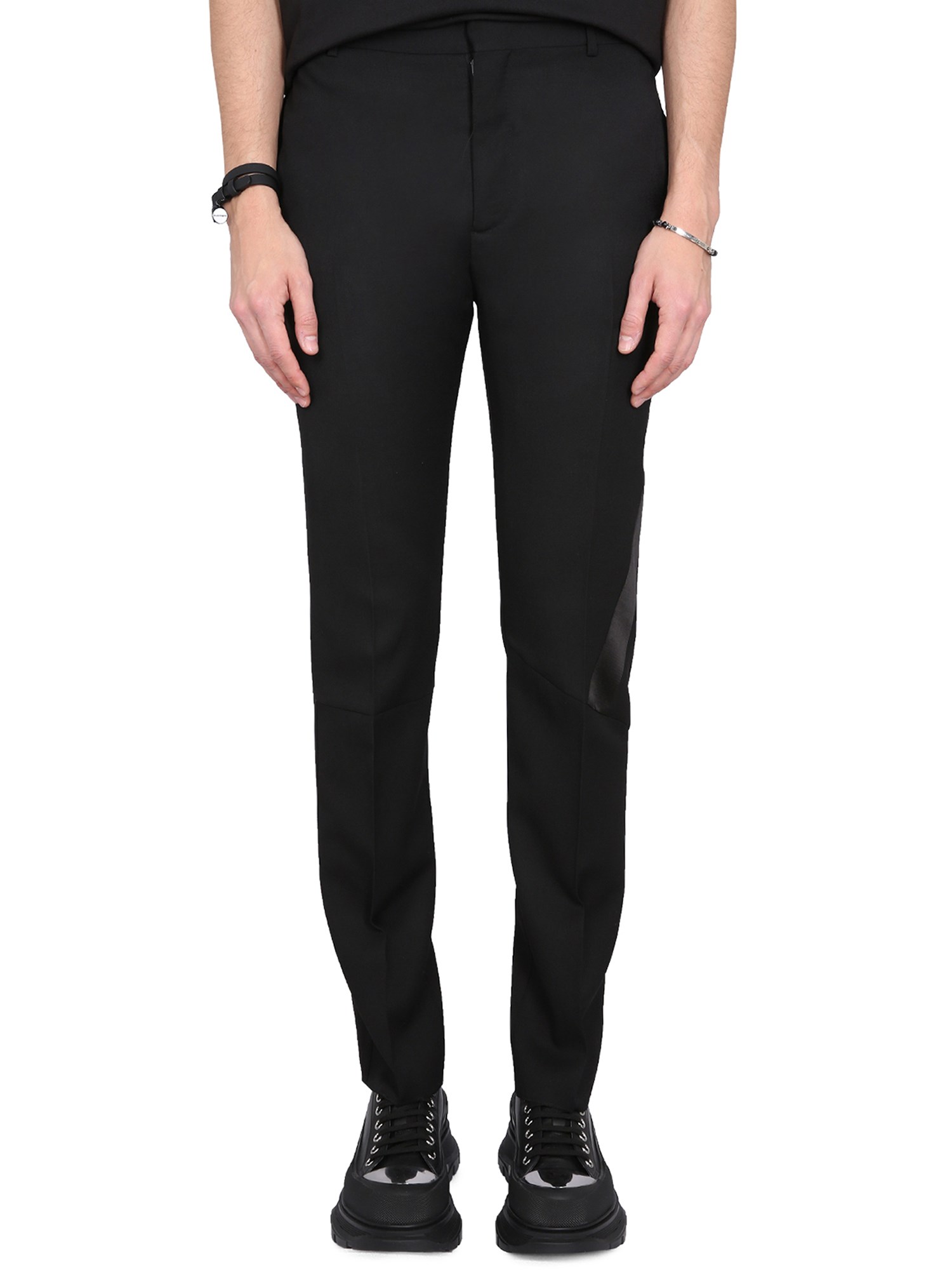 Alexander mcqueen virgin wool pants - alexander mcqueen - Modalova