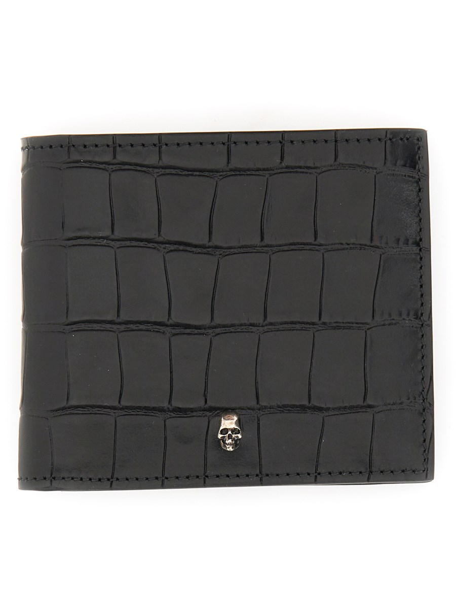 ALEXANDER McQUEEN LEATHER SKULL WALLET Eleonora Bonucci