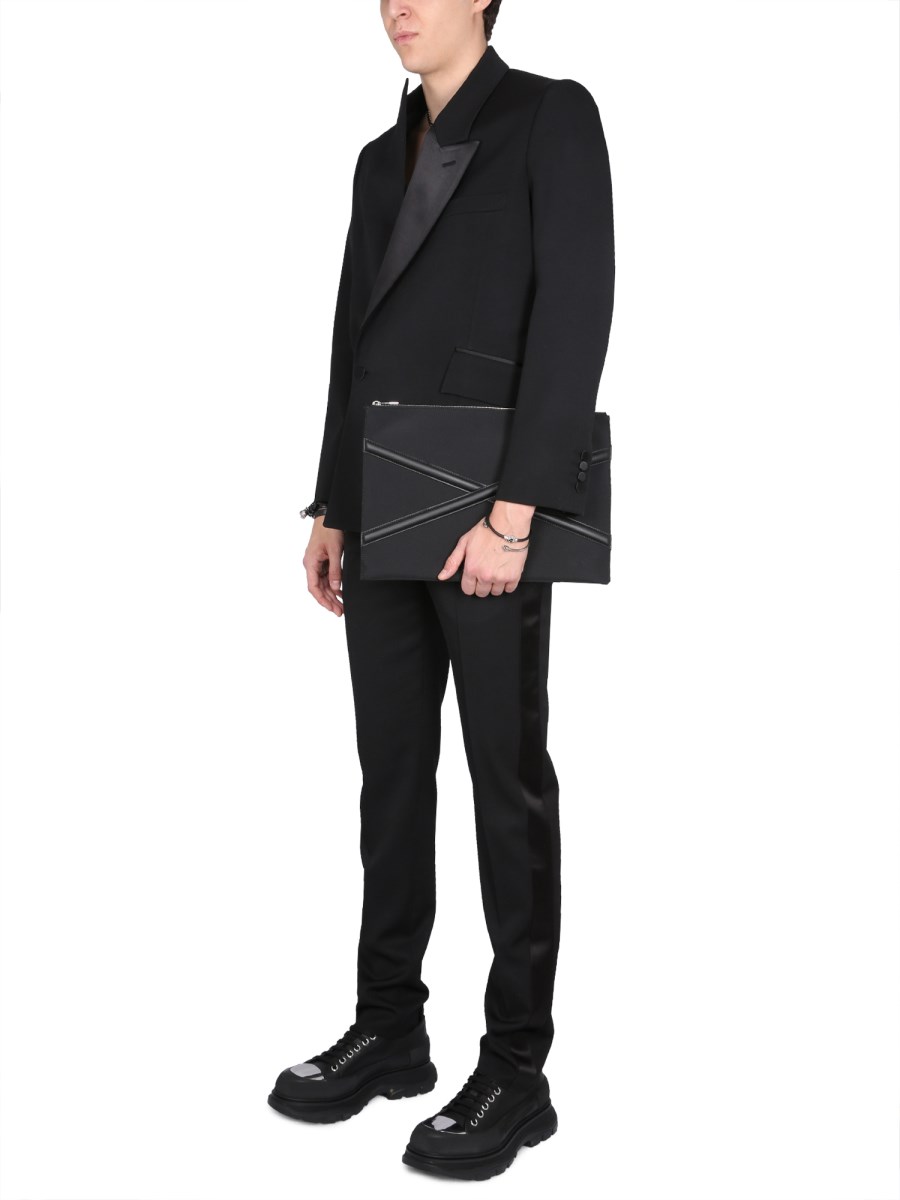 ALEXANDER McQUEEN VIRGIN WOOL TUXEDO JACKET Eleonora Bonucci