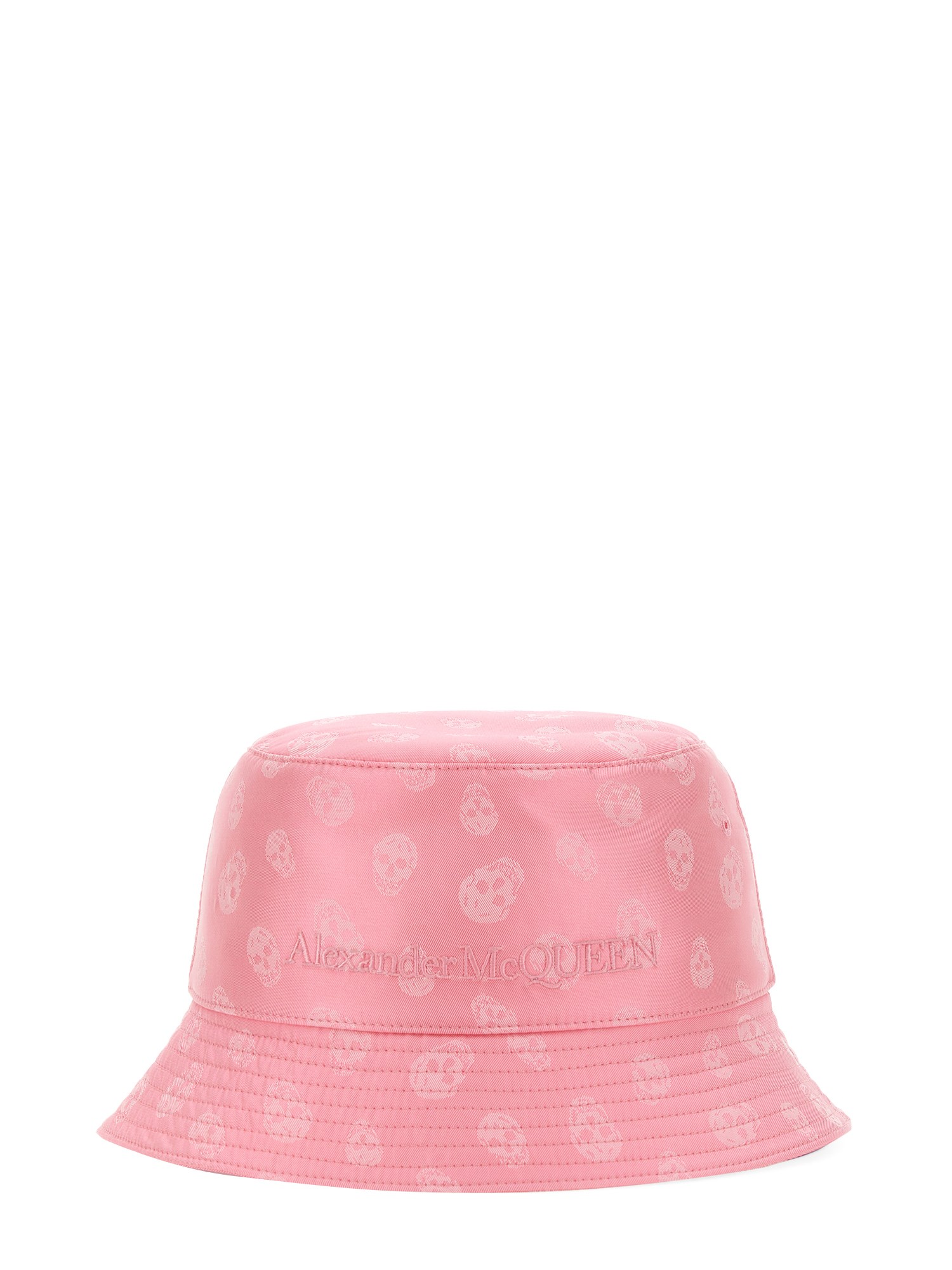 Alexander Mcqueen Bucket Skull Hat In Pink