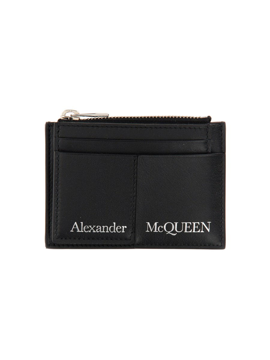 ALEXANDER McQUEEN CARD HOLDER WITH LOGO Eleonora Bonucci