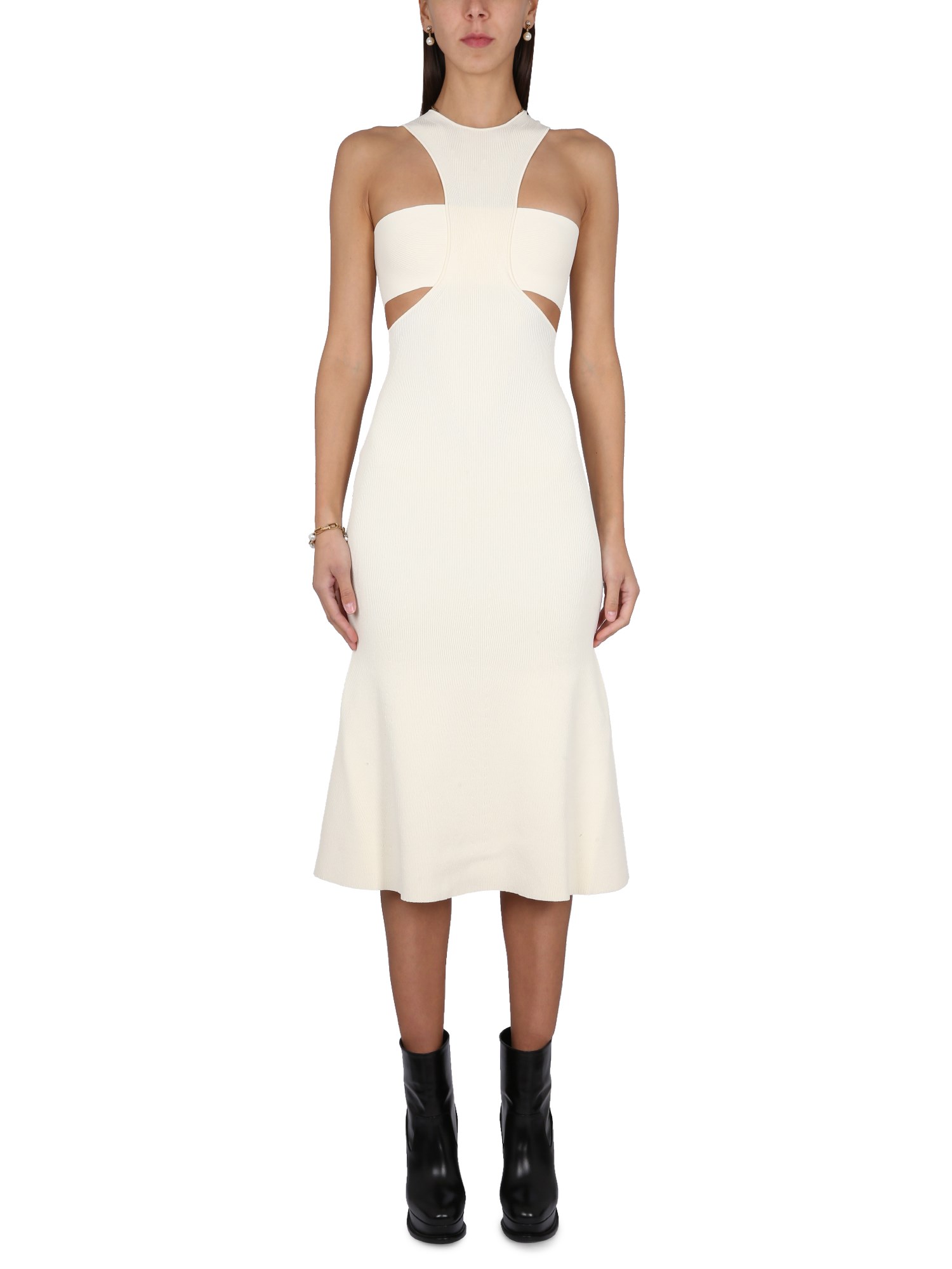 alexander mcqueen abito con harness
