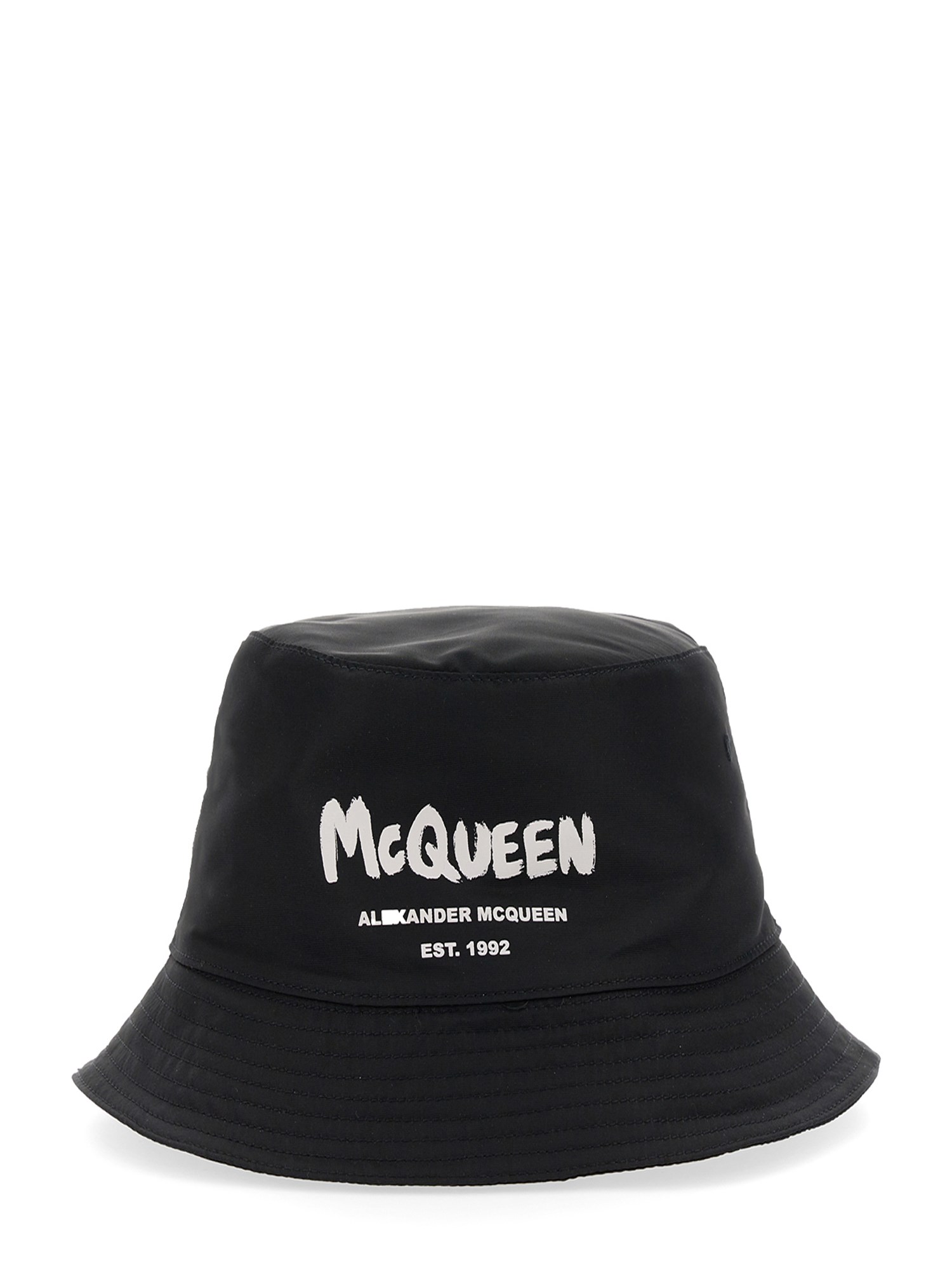 Alexander Mcqueen Bucket Hat In Black