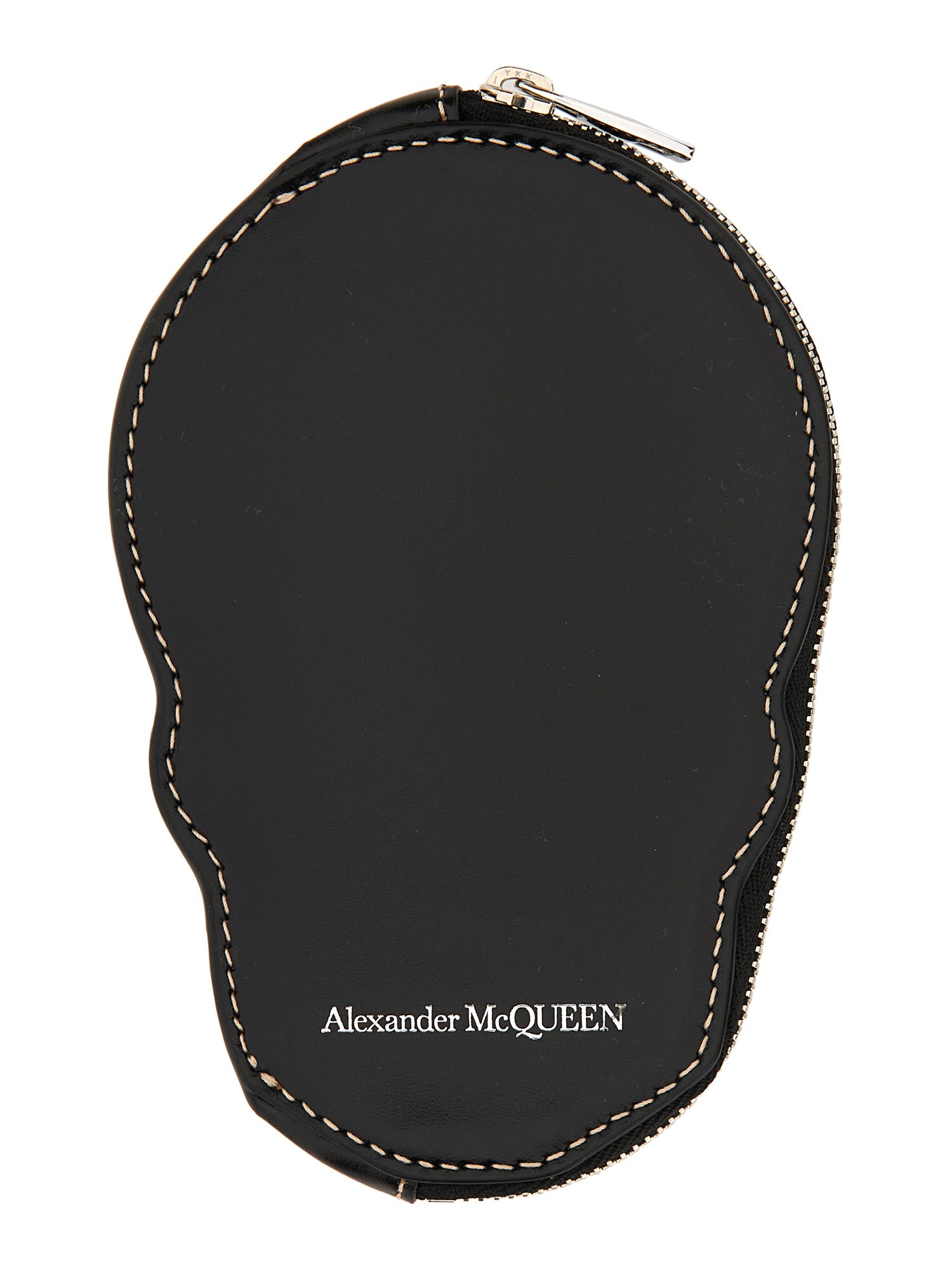 alexander mcqueen skull card holder