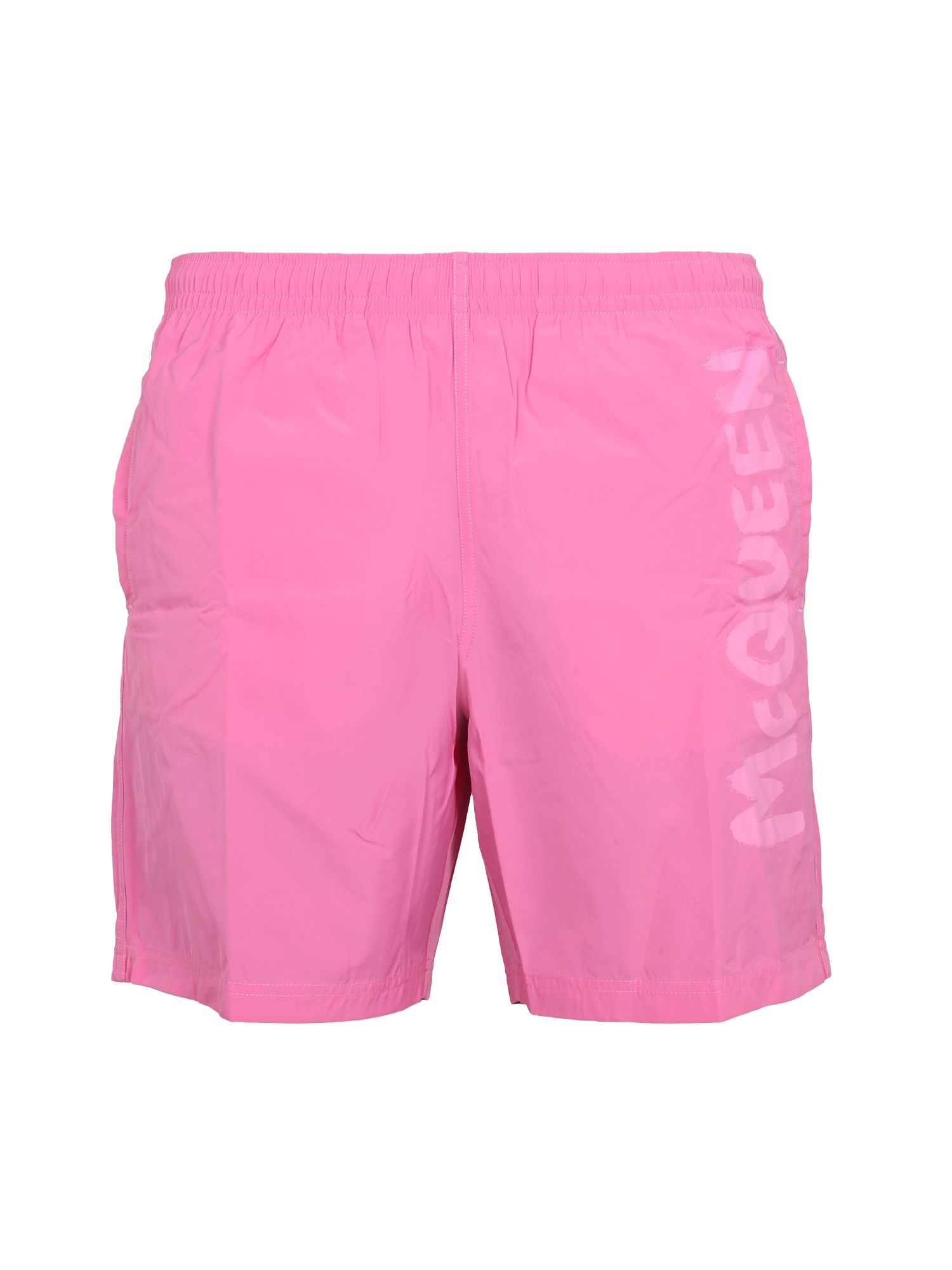 Alexander Mcqueen Swim Trunks In Pink