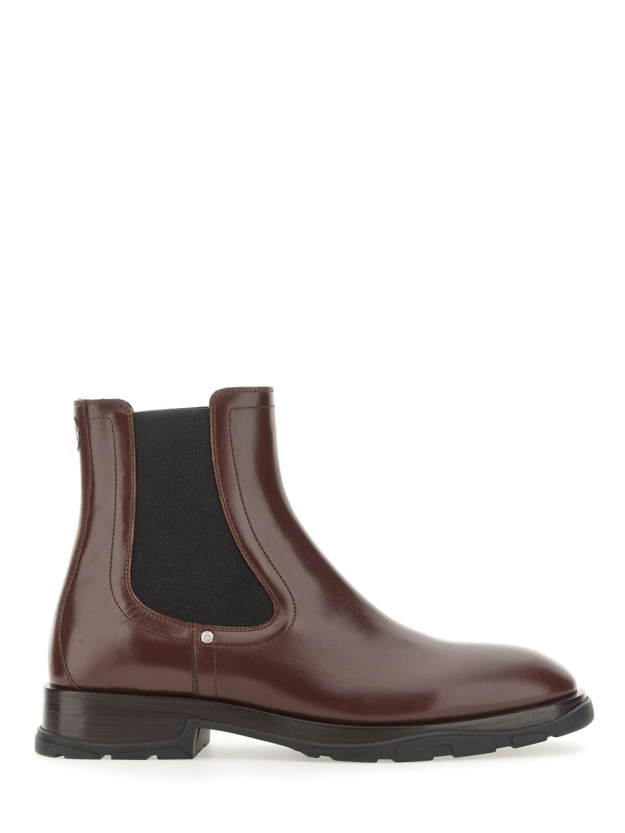 ALEXANDER McQUEEN STIVALE BEATLE IN PELLE