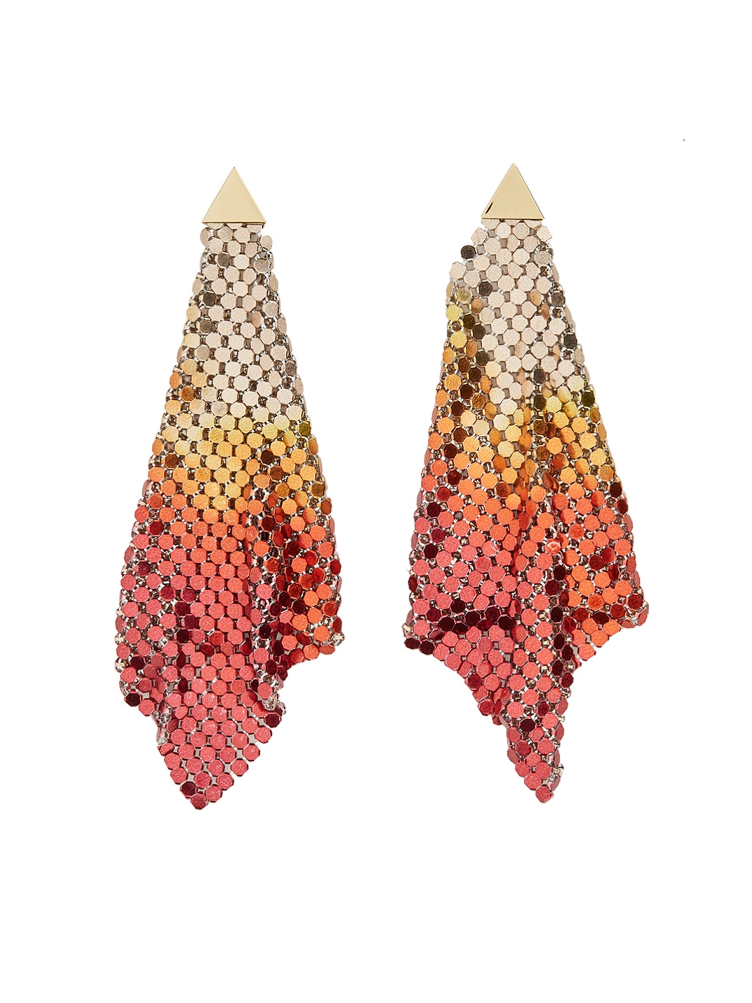 paco rabanne pixel flow earrings