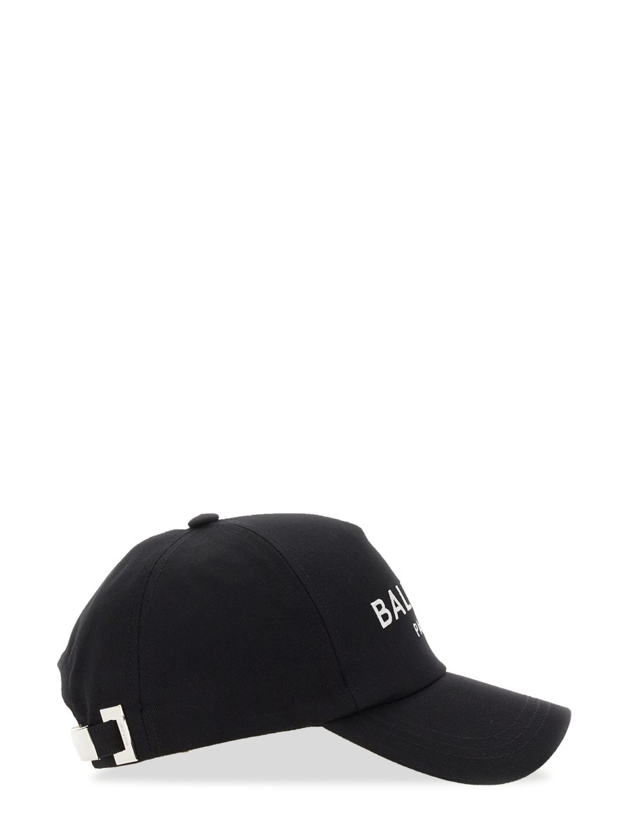 BALMAIN - COTTON LOGO BASEBALL CAP - Eleonora Bonucci