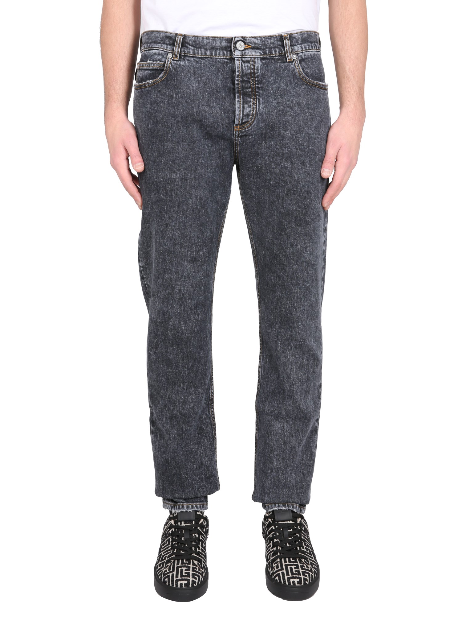 balmain slim fit jeans