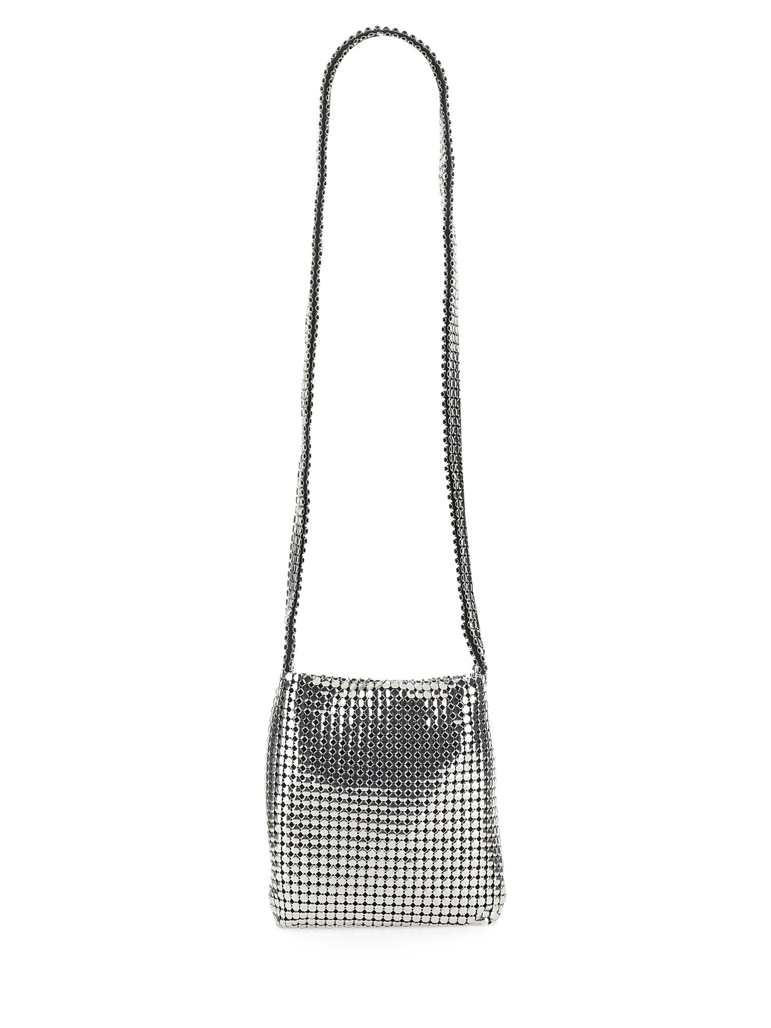 Paco Rabanne Pixel Mini Bag In Silver