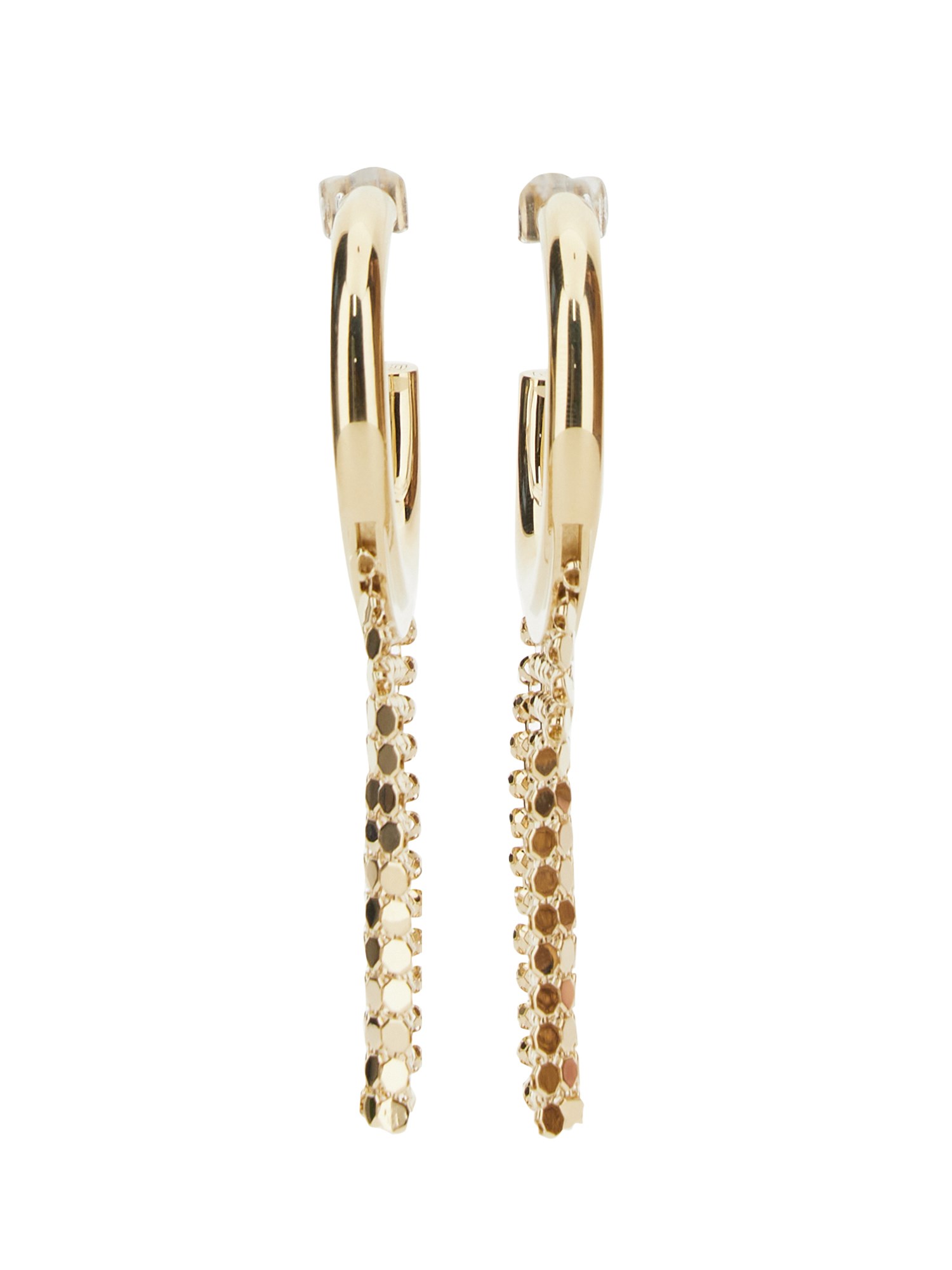 RABANNE PIXEL CIRCLE EARRINGS