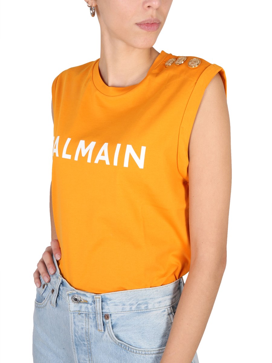 Balmain t discount shirt orange