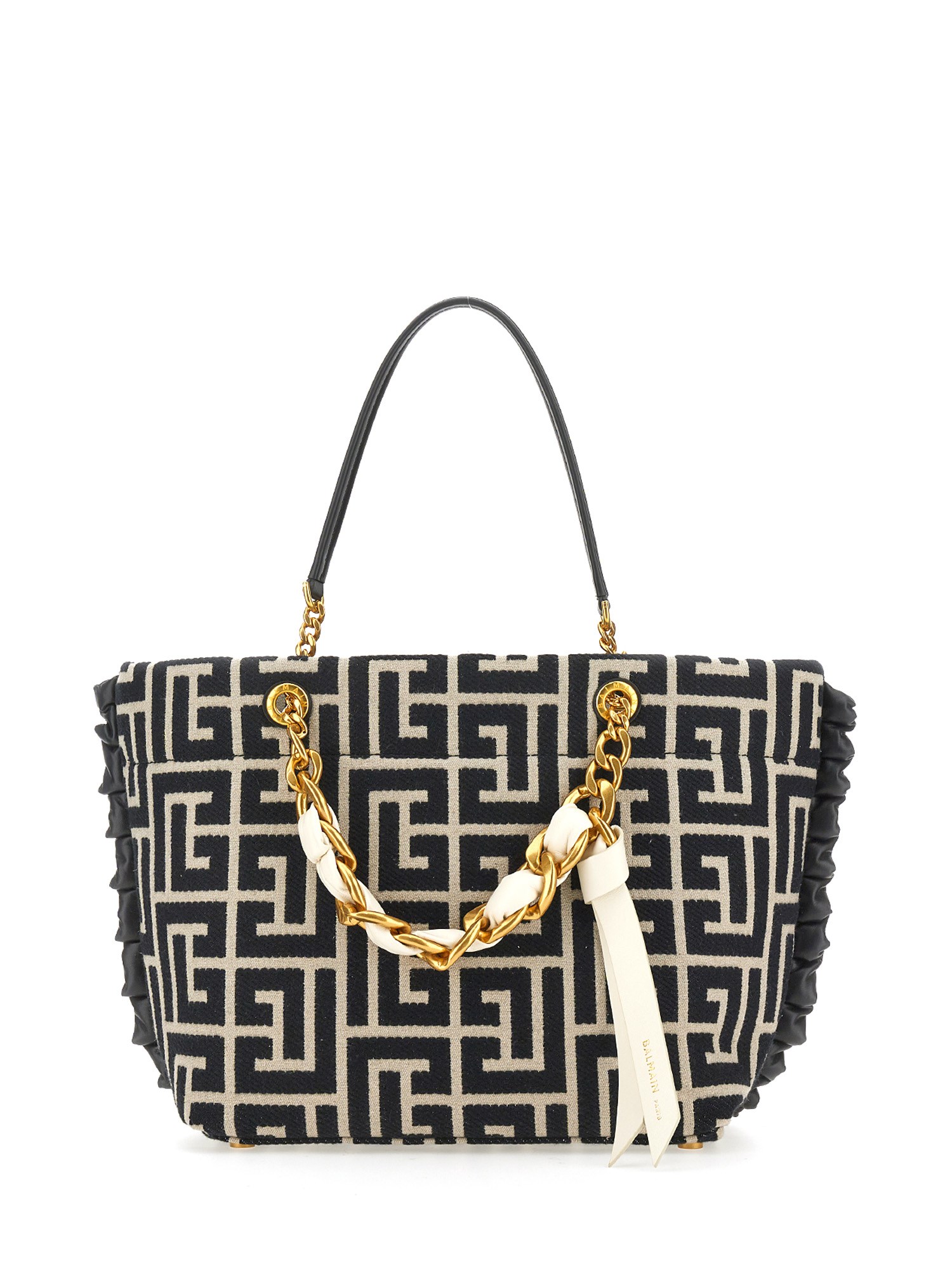 Balmain Bag 1945 Soft Tote In Black | ModeSens